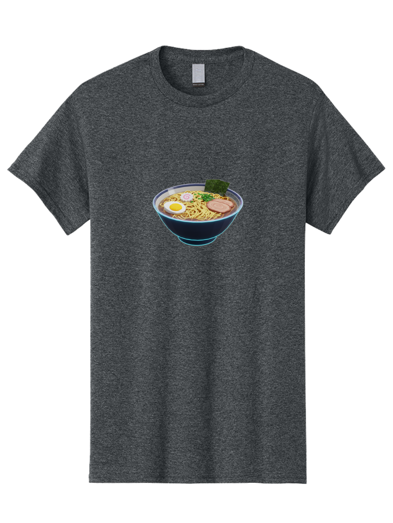 Ramen-1 Men'S Graphic Tee, 100% Cotton, Comfortable Casual Summer Wear, Machine Washable, Steaming Bowl Of Ramen Noodles, Slices Of Pork, Boiled Egg, Seaweed, Spring Onions, Japanese Cuisine, Comfort Food, Savory Broth, Noodle Soup, Bab275