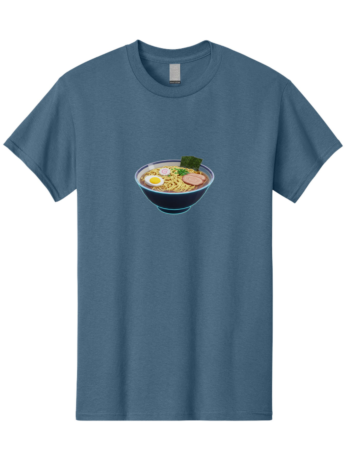 Ramen-1 Men'S Graphic Tee, 100% Cotton, Comfortable Casual Summer Wear, Machine Washable, Steaming Bowl Of Ramen Noodles, Slices Of Pork, Boiled Egg, Seaweed, Spring Onions, Japanese Cuisine, Comfort Food, Savory Broth, Noodle Soup, Bab275