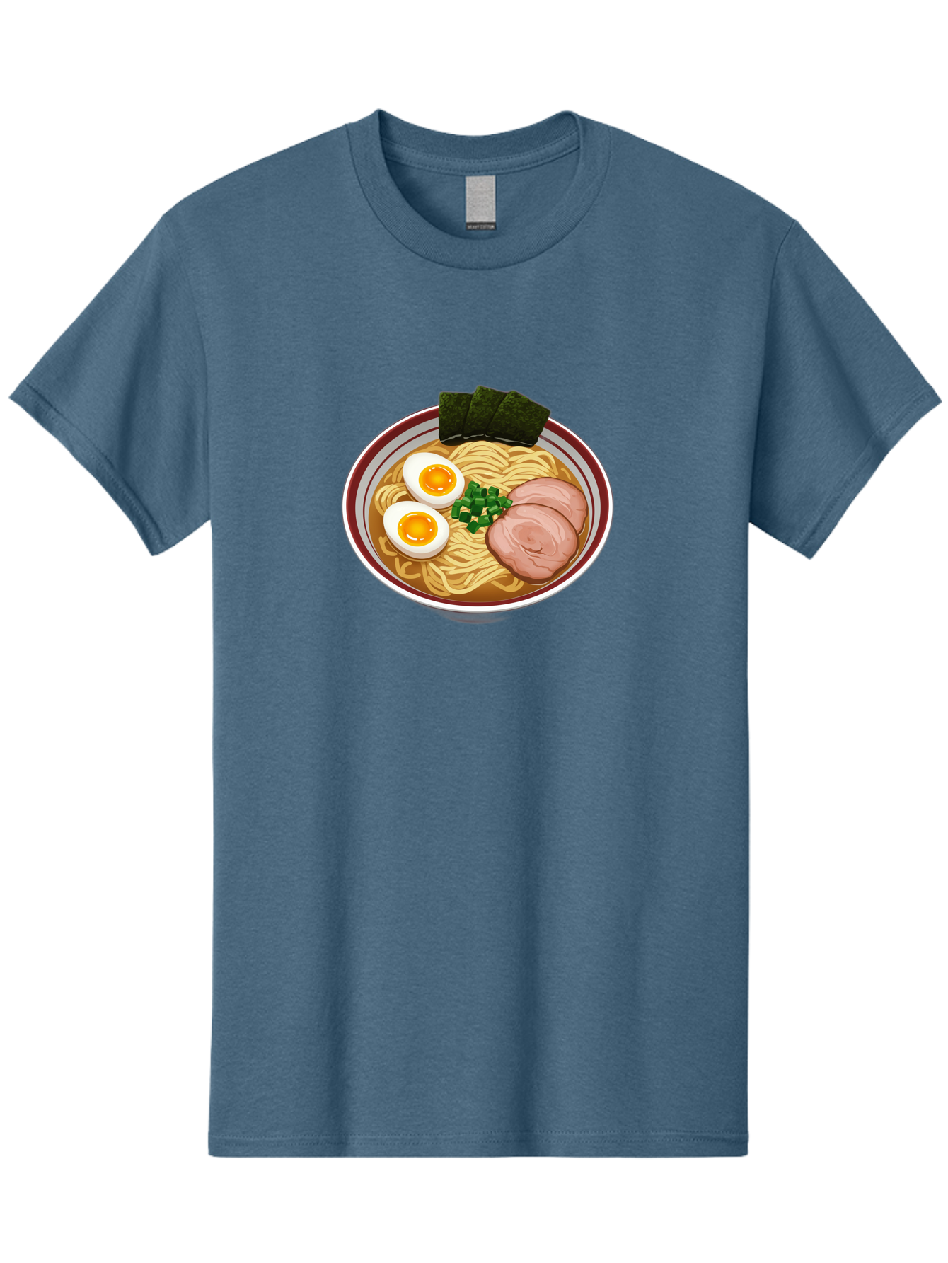Ramen-13 Men'S Graphic Tee, 100% Cotton, Comfortable Casual Summer Wear, Machine Washable, Bowl Of Ramen, Steaming Hot Noodles, Sliced Pork, Soft-Boiled Egg, Seaweed, Green Onions, Savory Broth, Japanese Cuisine, Comforting Dish, Noodle Soup Bab279