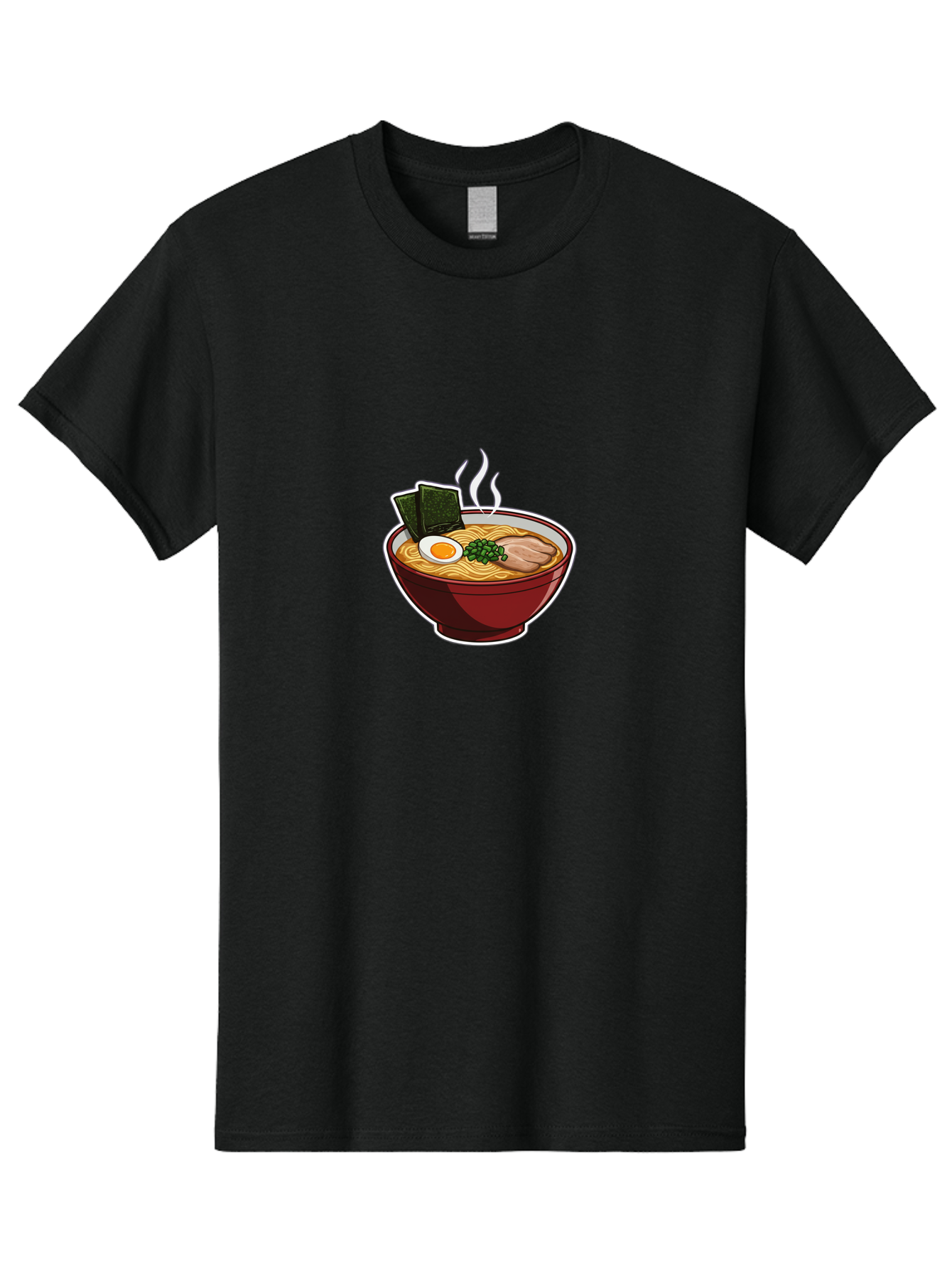 Ramen-15 Men'S Graphic Tee, 100% Cotton, Comfortable Casual Summer Wear, Machine Washable, Steaming Hot Ramen, Japanese Noodle Soup, Boiled Egg, Green Onions, Slices Of Pork, Seaweed, Savory Broth, Asian Cuisine, Comfort Food, Noodle Dishes Bab281
