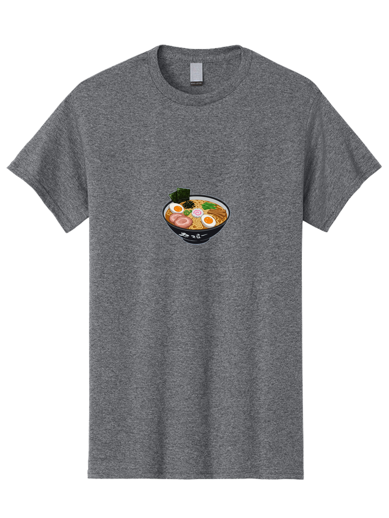 Ramen-3 Men'S Graphic Tee, 100% Cotton, Comfortable Casual Summer Wear, Machine Washable, Ramen Noodles, Japanese Cuisine, Hearty Bowl, Savory Broth, Boiled Egg, Sliced Pork, Green Onions, Seaweed, Asian Food, Comfort Food, Noodle Soup Bab283