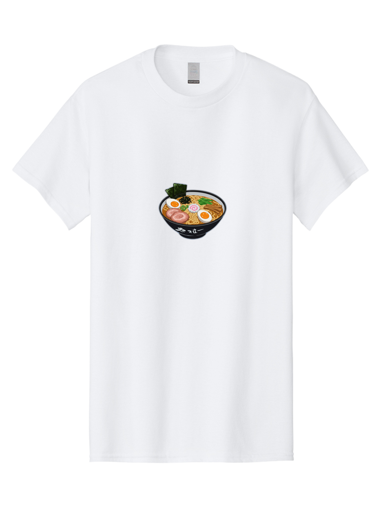 Ramen-3 Men'S Graphic Tee, 100% Cotton, Comfortable Casual Summer Wear, Machine Washable, Ramen Noodles, Japanese Cuisine, Hearty Bowl, Savory Broth, Boiled Egg, Sliced Pork, Green Onions, Seaweed, Asian Food, Comfort Food, Noodle Soup Bab283