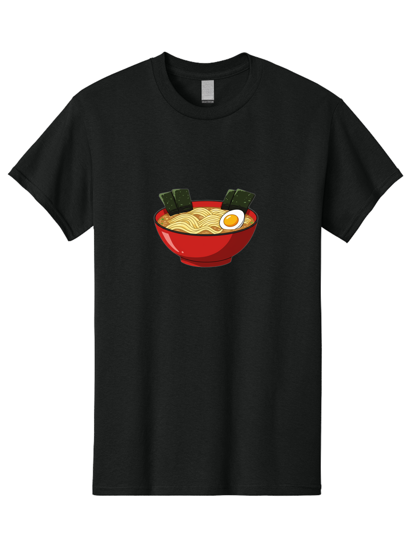 Ramen-9 Men'S Graphic Tee, 100% Cotton, Comfortable Casual Summer Wear, Machine Washable, Steaming Bowl Of Ramen, Savory Broth, Springy Noodles, Boiled Egg, Seaweed Strips, Japanese Cuisine, Comfort Food, Noodle Soup Bab289