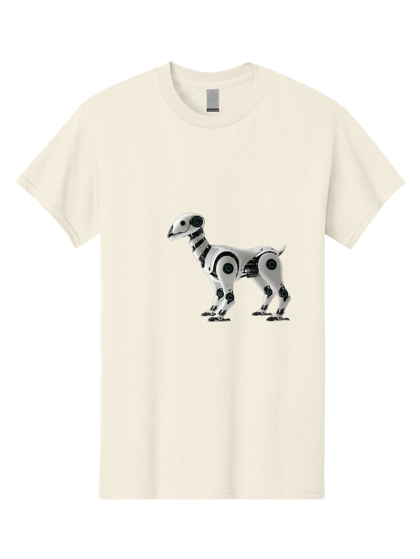 Robot-Dog Men'S Graphic Tee, 100% Cotton, Comfortable Casual Summer Wear, Machine Washable, Robotic Canine, Futuristic Design, Mechanical Pet, Artificial Intelligence, Tech-Savvy, Robotic Limbs, Modern Innovation, Cybernetic Creature, Bab349