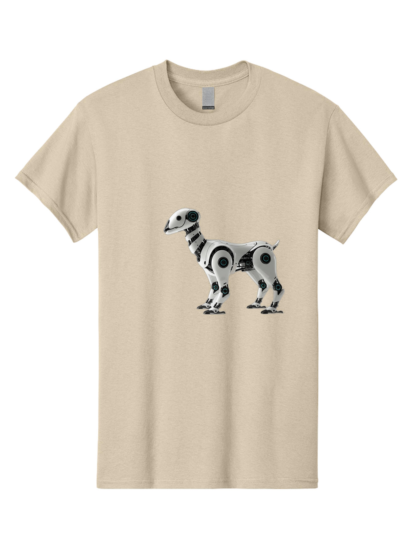 Robot-Dog Men'S Graphic Tee, 100% Cotton, Comfortable Casual Summer Wear, Machine Washable, Robotic Canine, Futuristic Design, Mechanical Pet, Artificial Intelligence, Tech-Savvy, Robotic Limbs, Modern Innovation, Cybernetic Creature, Bab349
