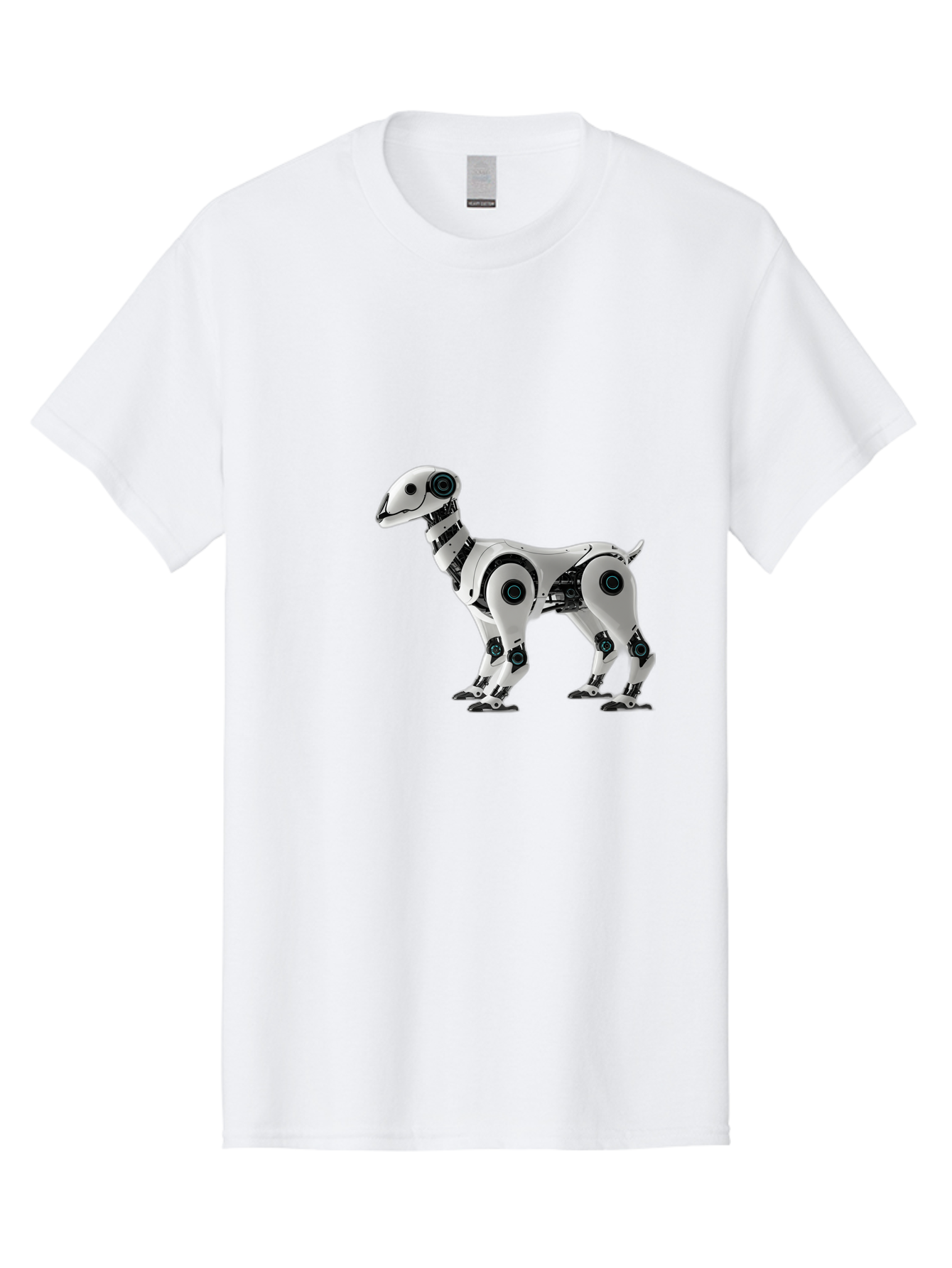 Robot-Dog Men'S Graphic Tee, 100% Cotton, Comfortable Casual Summer Wear, Machine Washable, Robotic Canine, Futuristic Design, Mechanical Pet, Artificial Intelligence, Tech-Savvy, Robotic Limbs, Modern Innovation, Cybernetic Creature, Bab349
