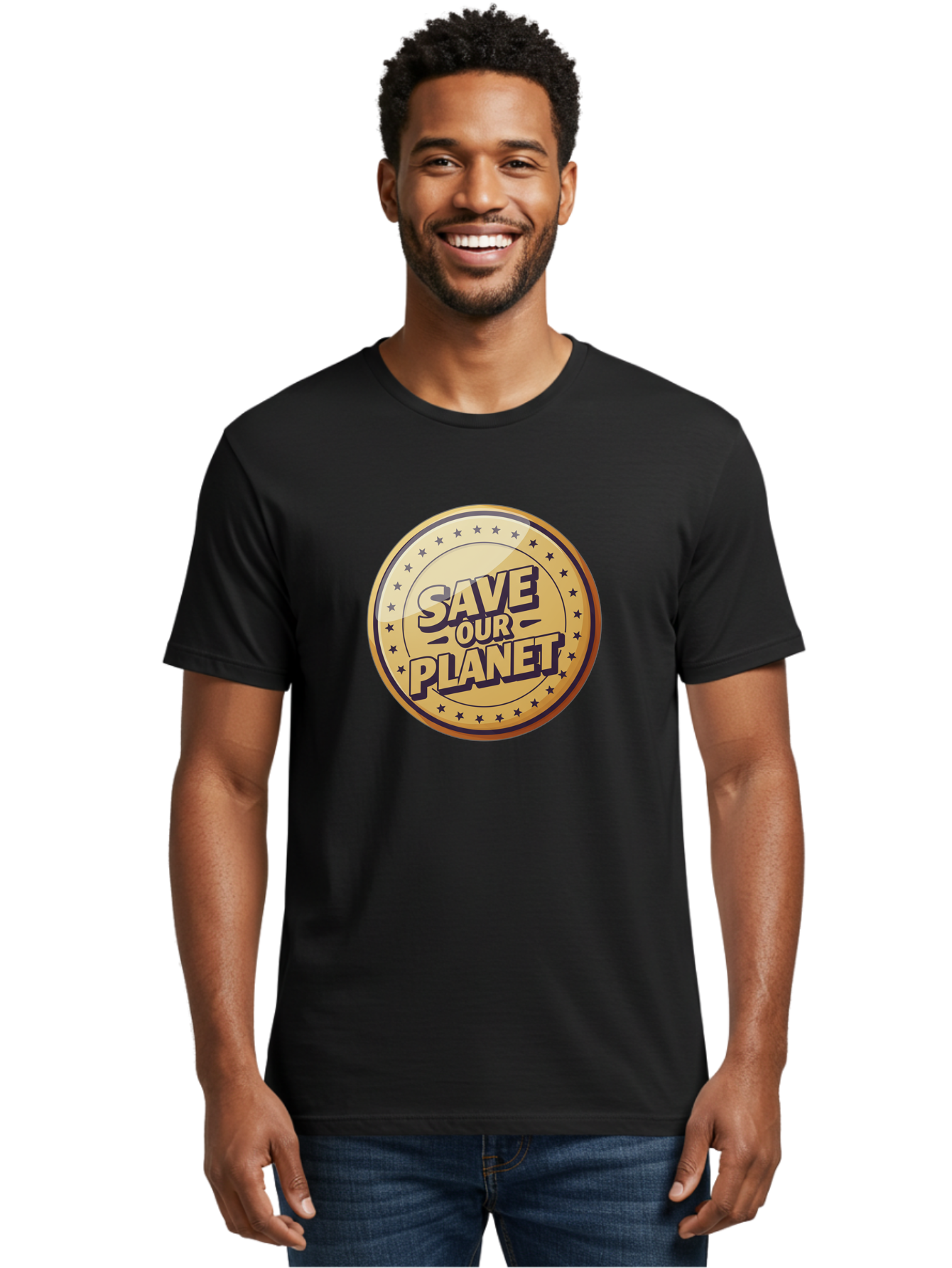 Save-Our-Planet-5 Men'S Graphic Tee, 100% Cotton, Comfortable Casual Summer Wear, Machine Washable, Save Our Planet, Environmental Conservation, Eco-Friendly Initiatives, Sustainability Efforts, Earth Protection, Green Movement, Eco Activism, Bab381