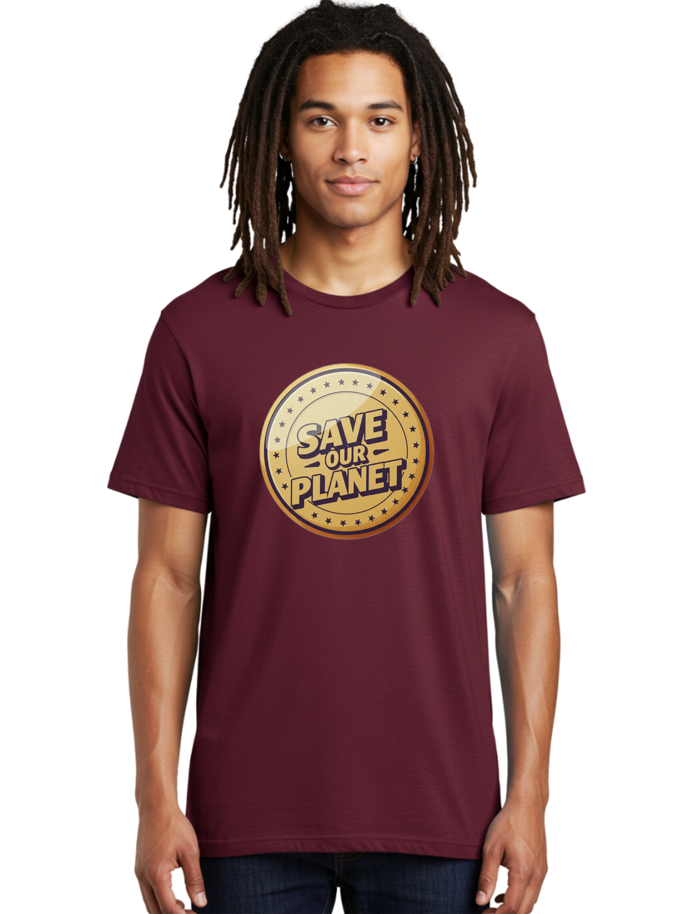 Save-Our-Planet-5 Men'S Graphic Tee, 100% Cotton, Comfortable Casual Summer Wear, Machine Washable, Save Our Planet, Environmental Conservation, Eco-Friendly Initiatives, Sustainability Efforts, Earth Protection, Green Movement, Eco Activism, Bab381