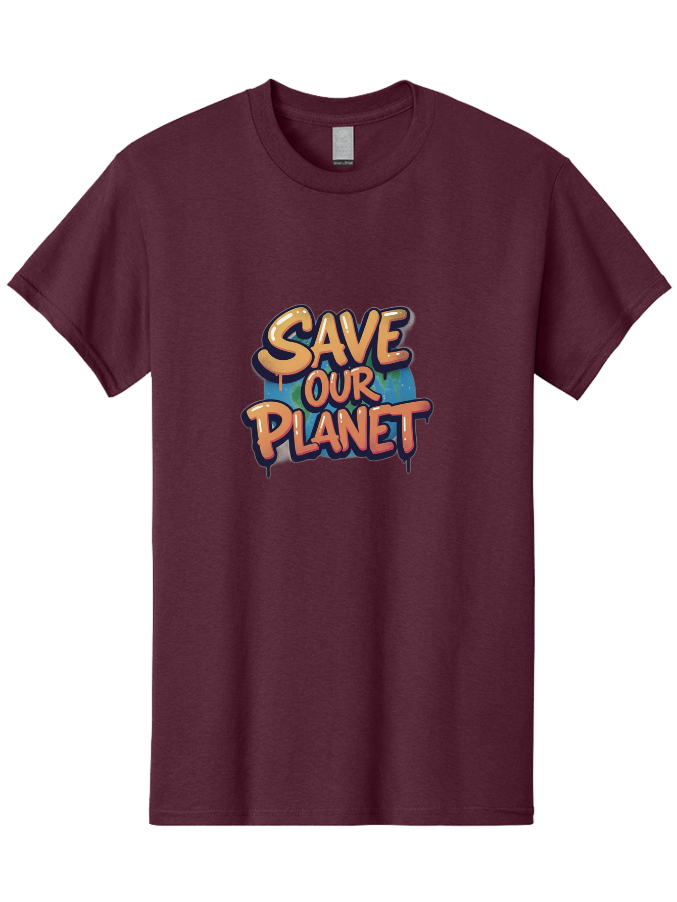 Save-Our-Planet-7 Men'S Graphic Tee, 100% Cotton, Comfortable Casual Summer Wear, Machine Washable, Save The Planet, Eco Friendly, Environmental Awareness, Sustainability, Climate Change, Earth Protection, Green Movement, Conservation Efforts, Bab383
