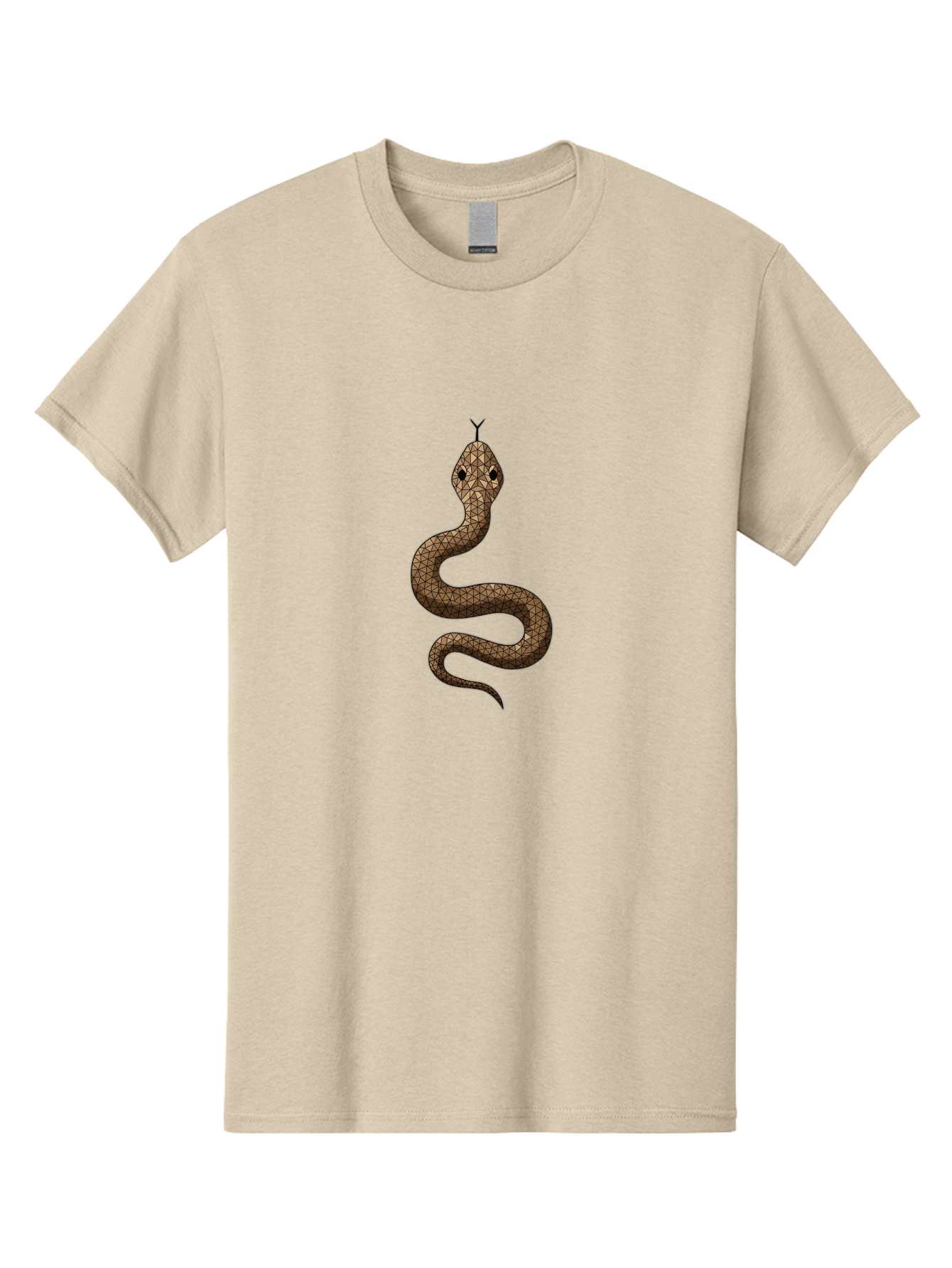 Snake Men'S Graphic Tee, 100% Cotton, Comfortable Casual Summer Wear, Machine Washable, Snake Illustration, Reptile Art, Snake Design, Geometric Patterns, Wildlife Graphics, Symbolic Imagery, Snake Motif, Tribal Art Bab428