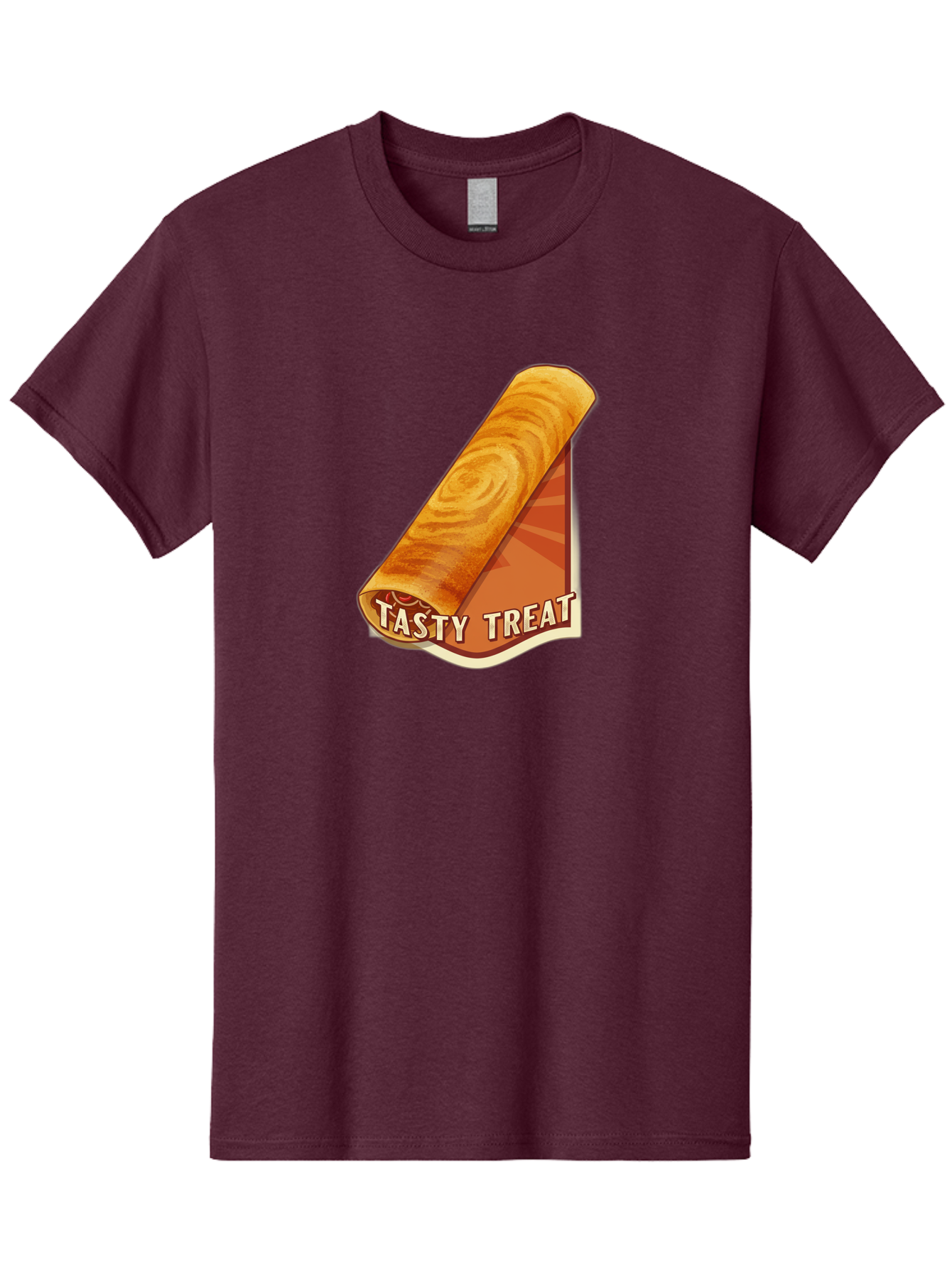 Tasty-Treat-8 Men'S Graphic Tee, 100% Cotton, Comfortable Casual Summer Wear, Machine Washable, Tasty Treat, Sweet Roll, Swirly Pastry, Golden Brown, Dessert, Snack, Treat, Sweet Tooth, Pastry Delight, Delicious Food Bab517