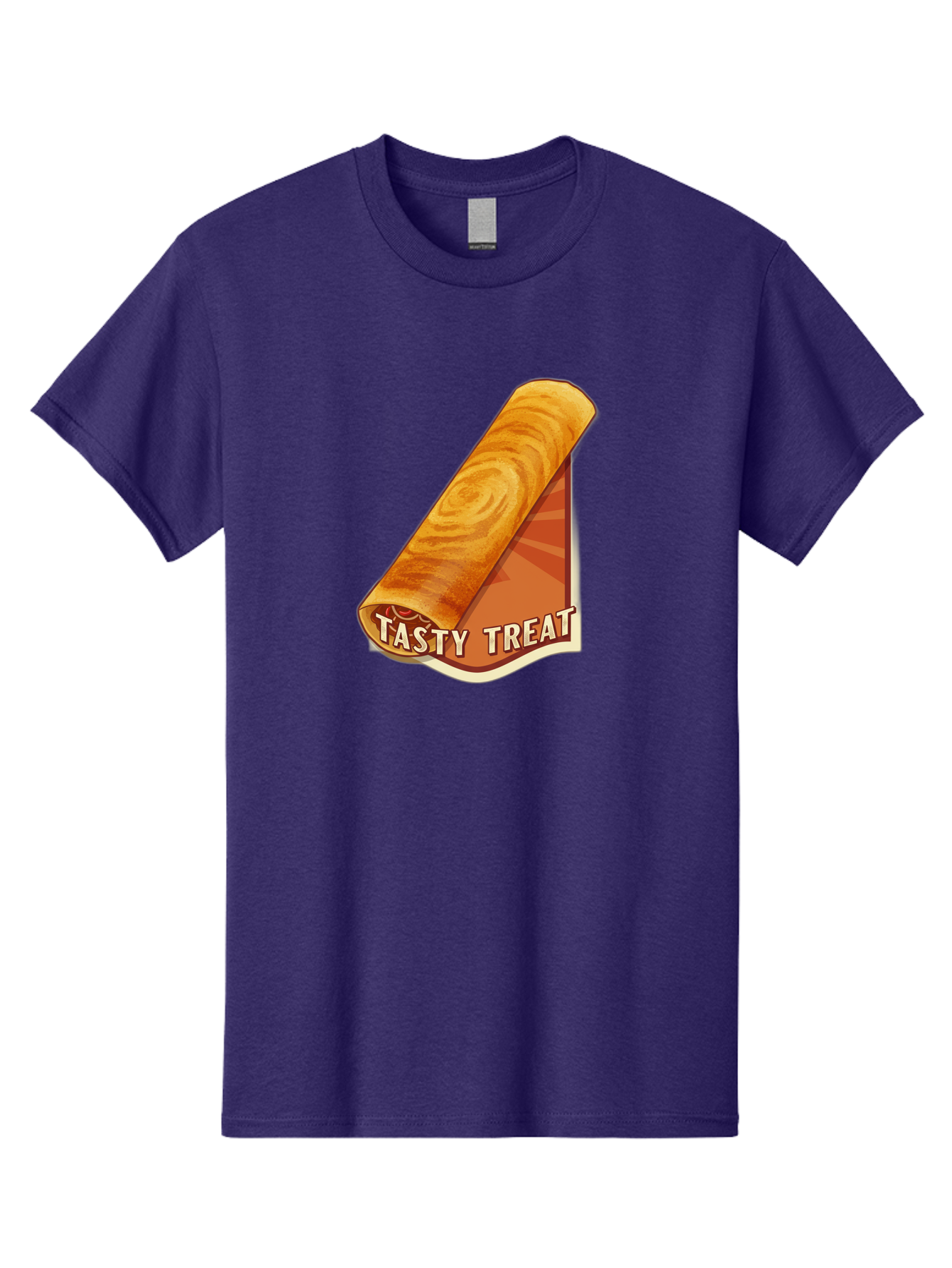 Tasty-Treat-8 Men'S Graphic Tee, 100% Cotton, Comfortable Casual Summer Wear, Machine Washable, Tasty Treat, Sweet Roll, Swirly Pastry, Golden Brown, Dessert, Snack, Treat, Sweet Tooth, Pastry Delight, Delicious Food Bab517