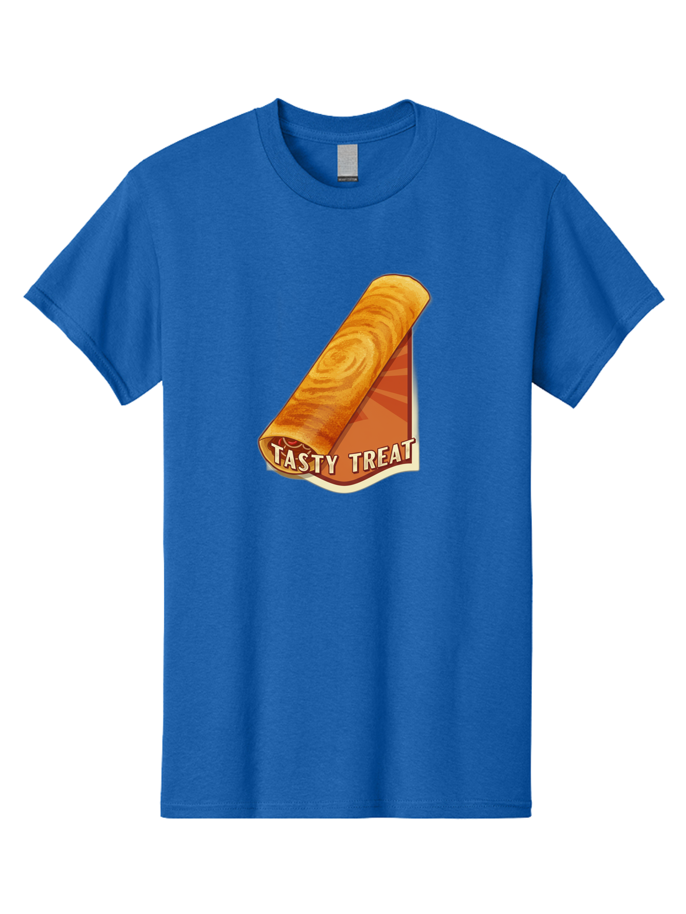 Tasty-Treat-8 Men'S Graphic Tee, 100% Cotton, Comfortable Casual Summer Wear, Machine Washable, Tasty Treat, Sweet Roll, Swirly Pastry, Golden Brown, Dessert, Snack, Treat, Sweet Tooth, Pastry Delight, Delicious Food Bab517