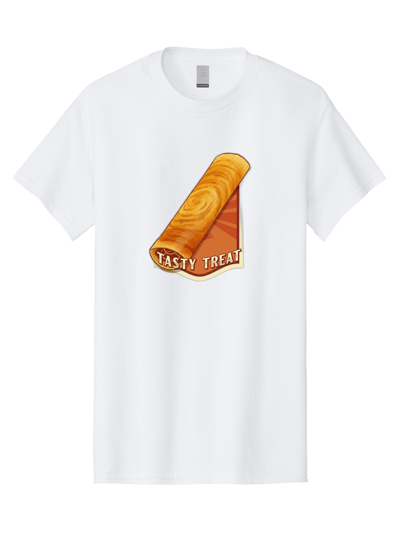 Tasty-Treat-8 Men'S Graphic Tee, 100% Cotton, Comfortable Casual Summer Wear, Machine Washable, Tasty Treat, Sweet Roll, Swirly Pastry, Golden Brown, Dessert, Snack, Treat, Sweet Tooth, Pastry Delight, Delicious Food Bab517