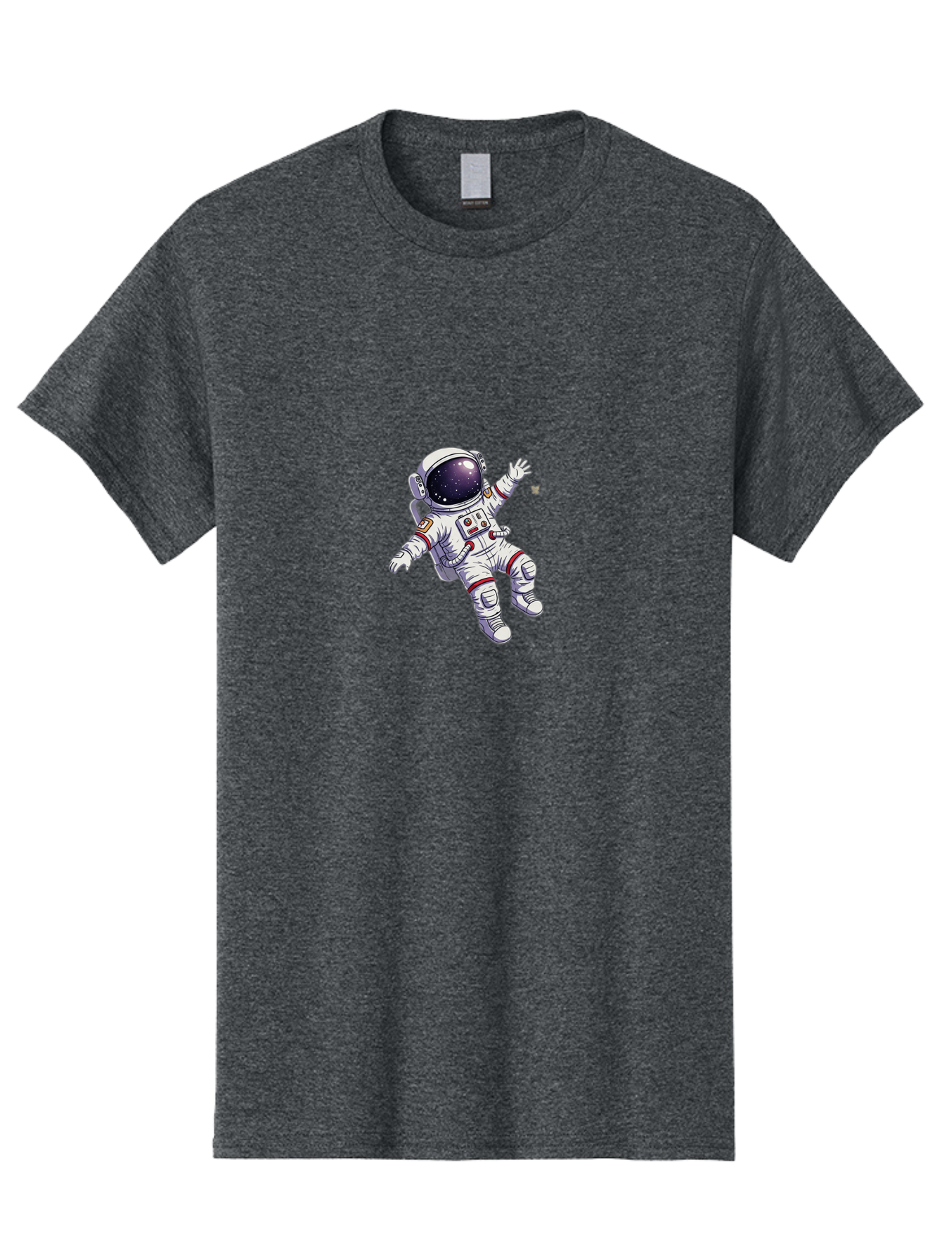 Astronaut-Floating Men'S Graphic Tee, 100% Cotton, Comfortable Casual Summer Wear, Machine Washable, Astronaut In Space, Floating Astronaut, White Spacesuit, Red Accents, Helmet With Stars, Space Exploration, Zero Gravity, Futuristic Design Bab651