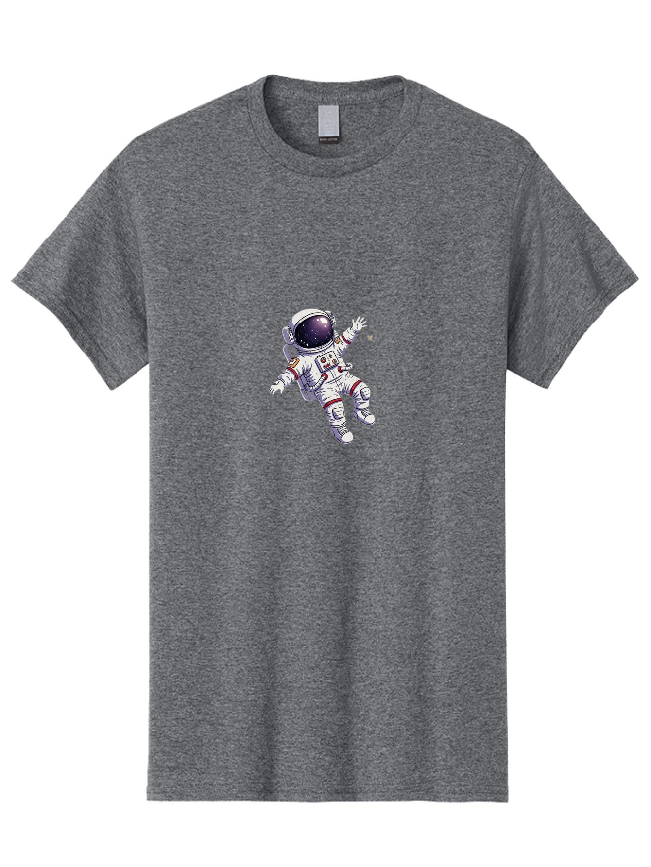 Astronaut-Floating Men'S Graphic Tee, 100% Cotton, Comfortable Casual Summer Wear, Machine Washable, Astronaut In Space, Floating Astronaut, White Spacesuit, Red Accents, Helmet With Stars, Space Exploration, Zero Gravity, Futuristic Design Bab651