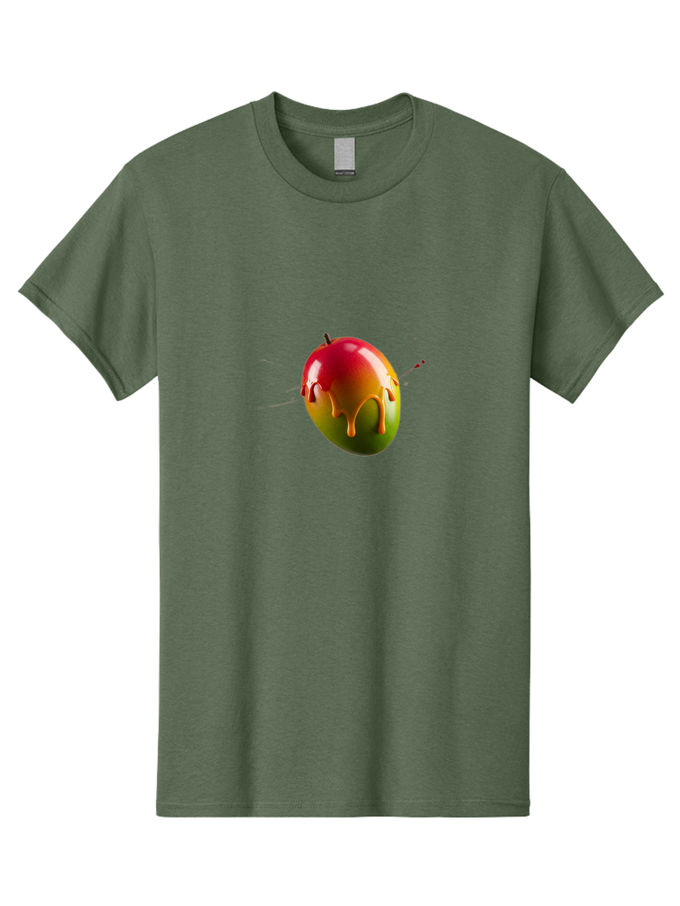 Caramel-Apple Men'S Graphic Tee, 100% Cotton, Comfortable Casual Summer Wear, Machine Washable, Ladybug, Red And Black Ladybug, 3D Illustration, Shiny Ladybug, Ladybug With Orange Liquid, Insect, Ladybug Illustration Bab715