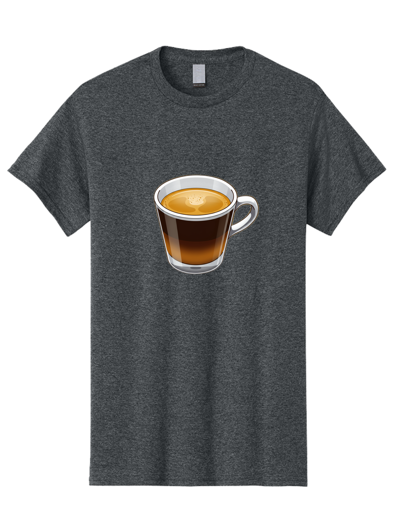 Cup-Of-Coffee-5 Men'S Graphic Tee, 100% Cotton, Comfortable Casual Summer Wear, Machine Washable, Coffee In A Mug, Espresso Cup, Coffee Beverage, Morning Coffee, Caffeine Drink, Hot Beverage, Coffee Culture Bab837