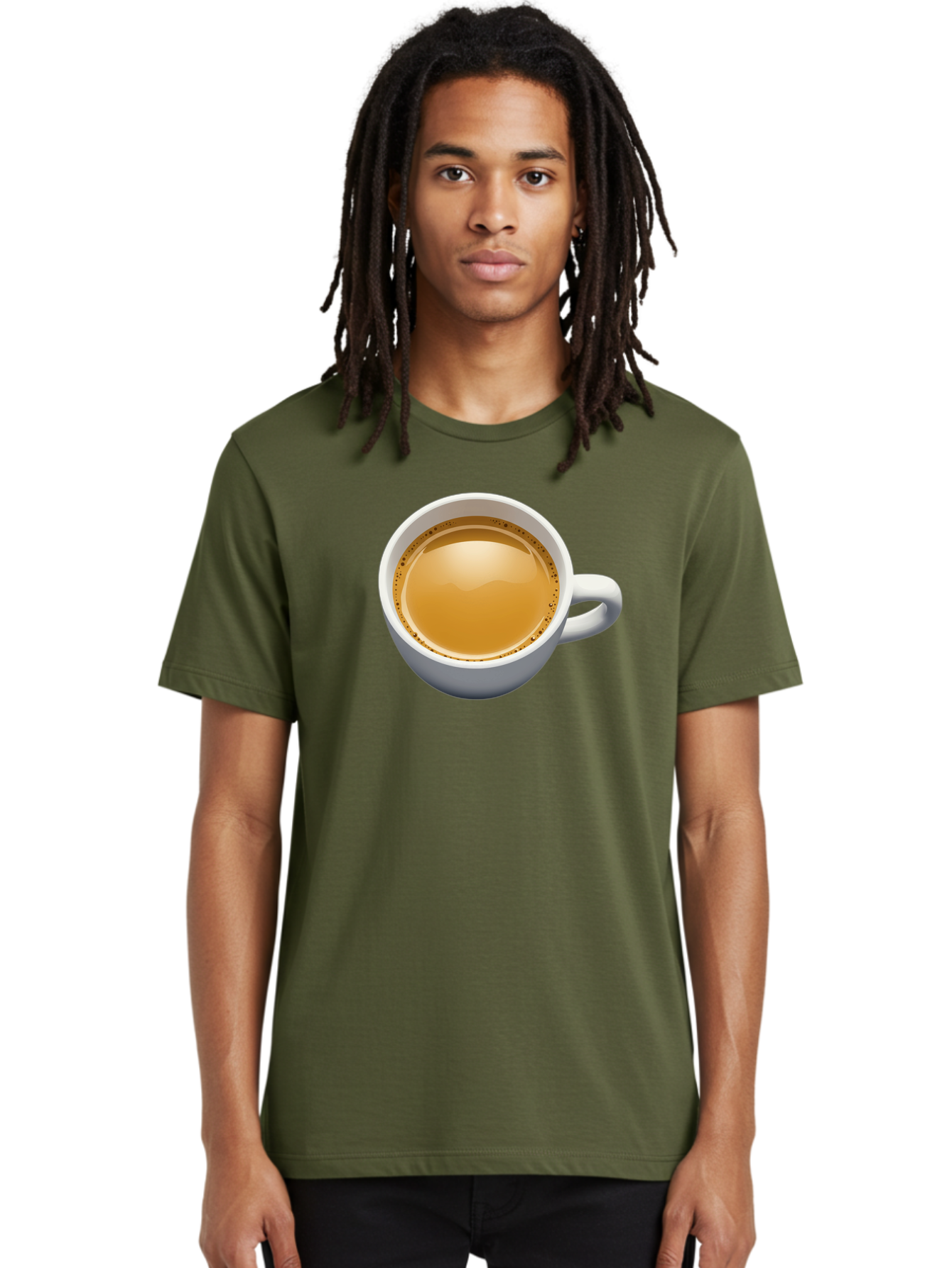Cup-Of-Coffee-7 Men'S Graphic Tee, 100% Cotton, Comfortable Casual Summer Wear, Machine Washable, Coffee Cup, Morning Coffee, Coffee Time, Morning Routine, Caffeine Boost, Warm Beverage, Tea Or Coffee Bab839