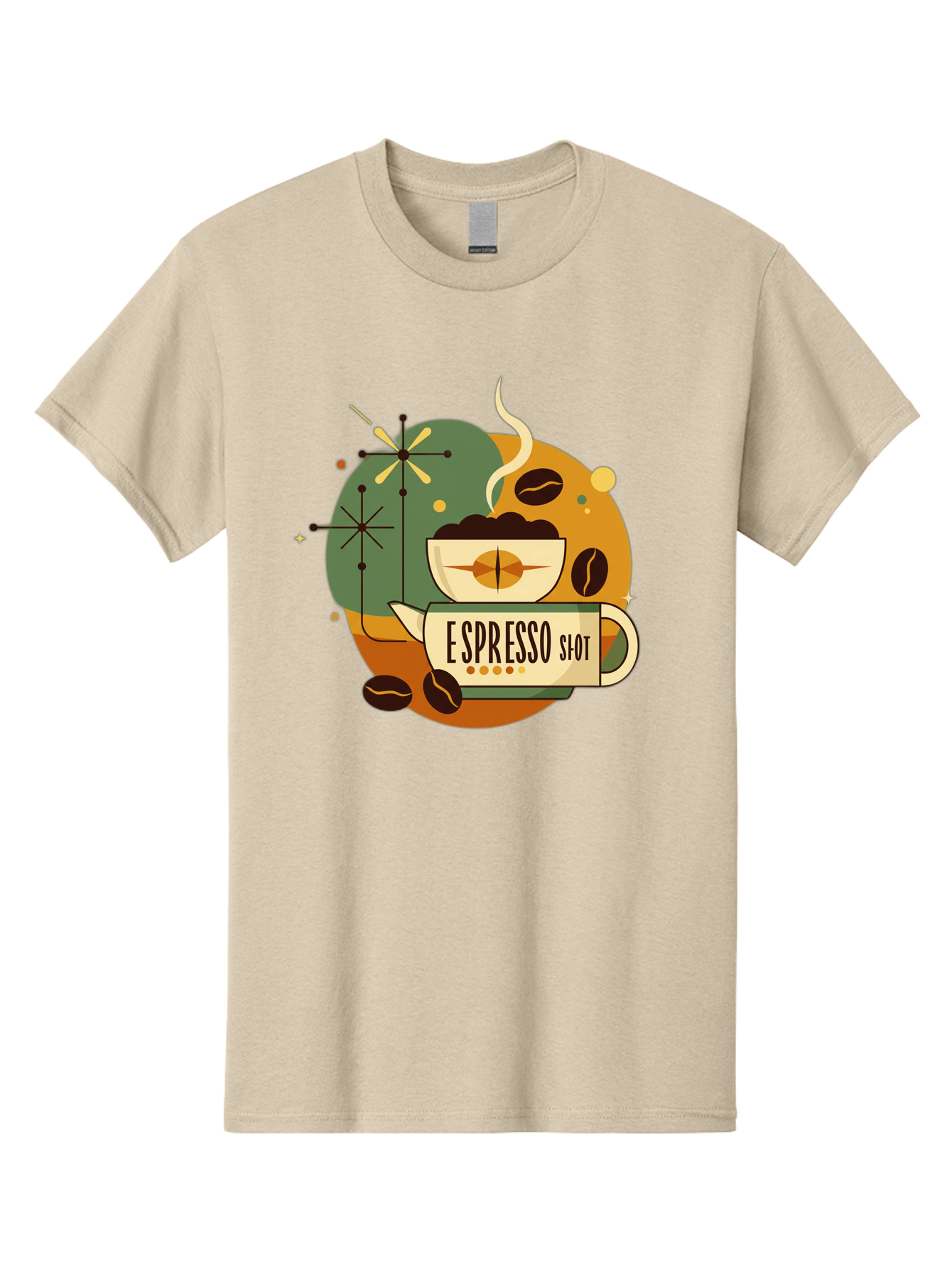 Espresso-Shot-1 Men'S Graphic Tee, 100% Cotton, Comfortable Casual Summer Wear, Machine Washable, Espresso Cup, Coffee Beans, Steaming Hot, Morning Coffee, Caffeine Boost, Coffee Break, Coffee Culture, Coffee Art, Coffee Design Bab891