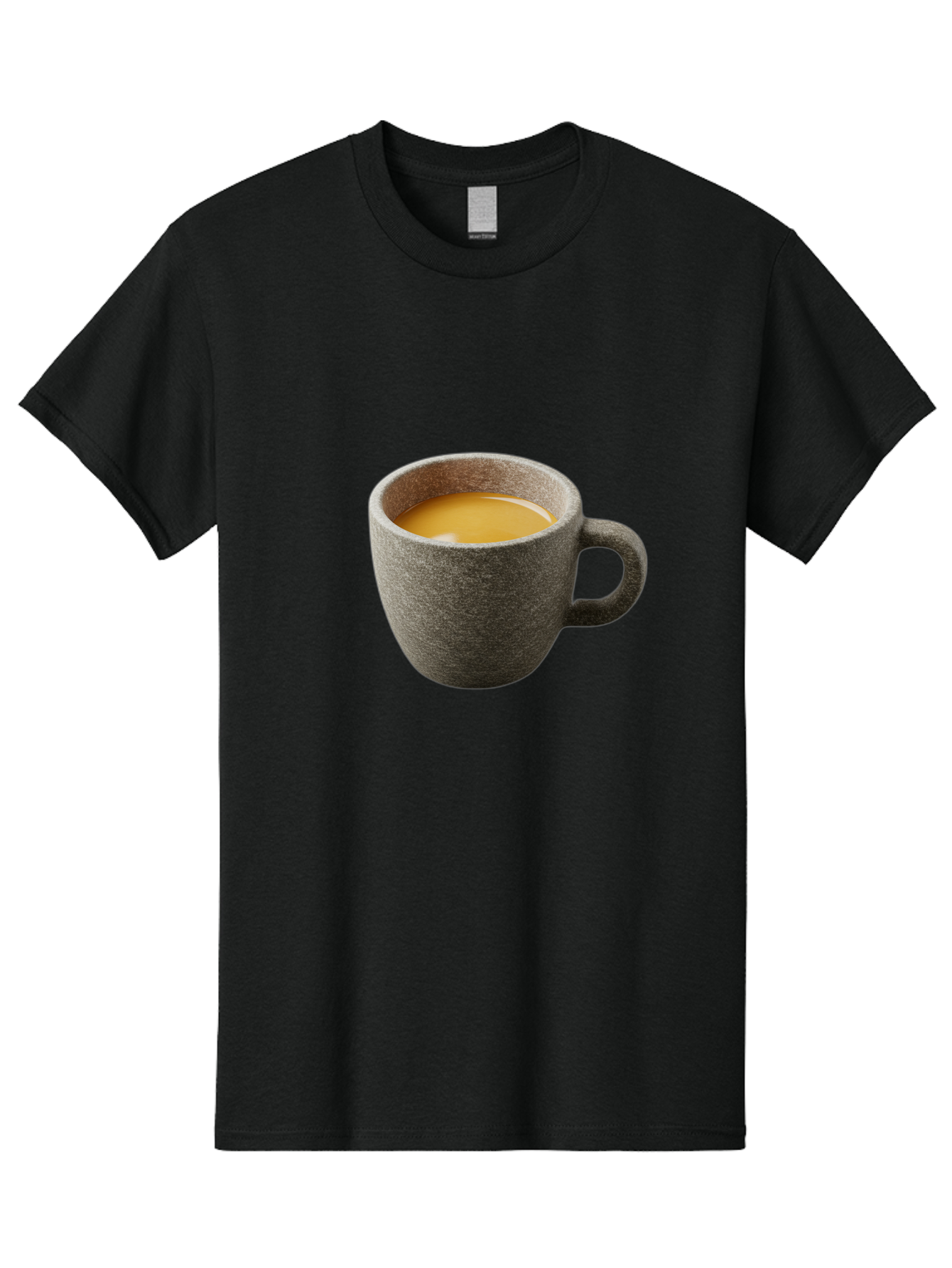 Grey-Coffee-Mug Men'S Graphic Tee, 100% Cotton, Comfortable Casual Summer Wear, Machine Washable, Coffee Cup, Gray Mug, Coffee Drink, Morning Coffee, Coffee Time, Beverage, Hot Drink, Cozy Moment Bac008
