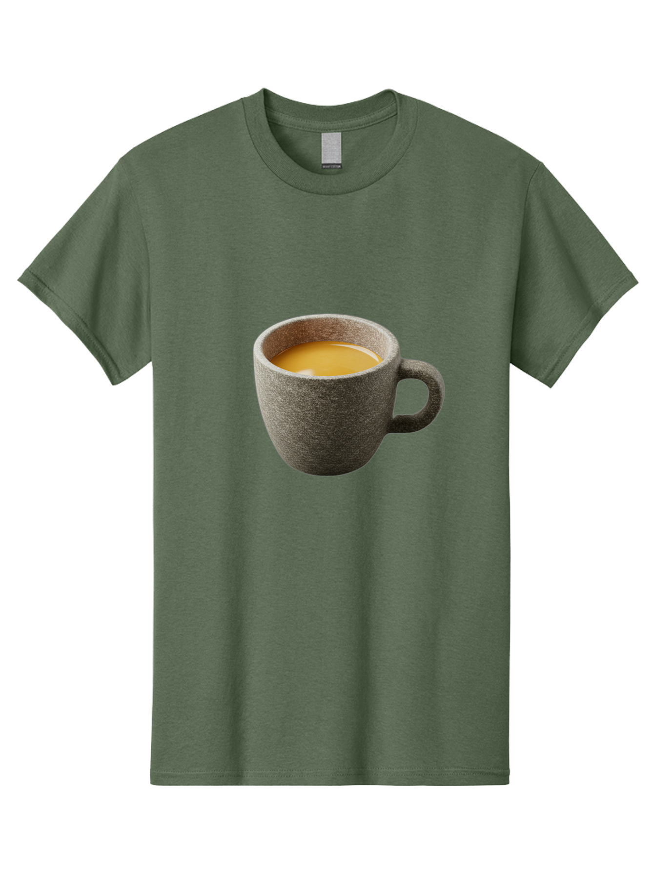 Grey-Coffee-Mug Men'S Graphic Tee, 100% Cotton, Comfortable Casual Summer Wear, Machine Washable, Coffee Cup, Gray Mug, Coffee Drink, Morning Coffee, Coffee Time, Beverage, Hot Drink, Cozy Moment Bac008