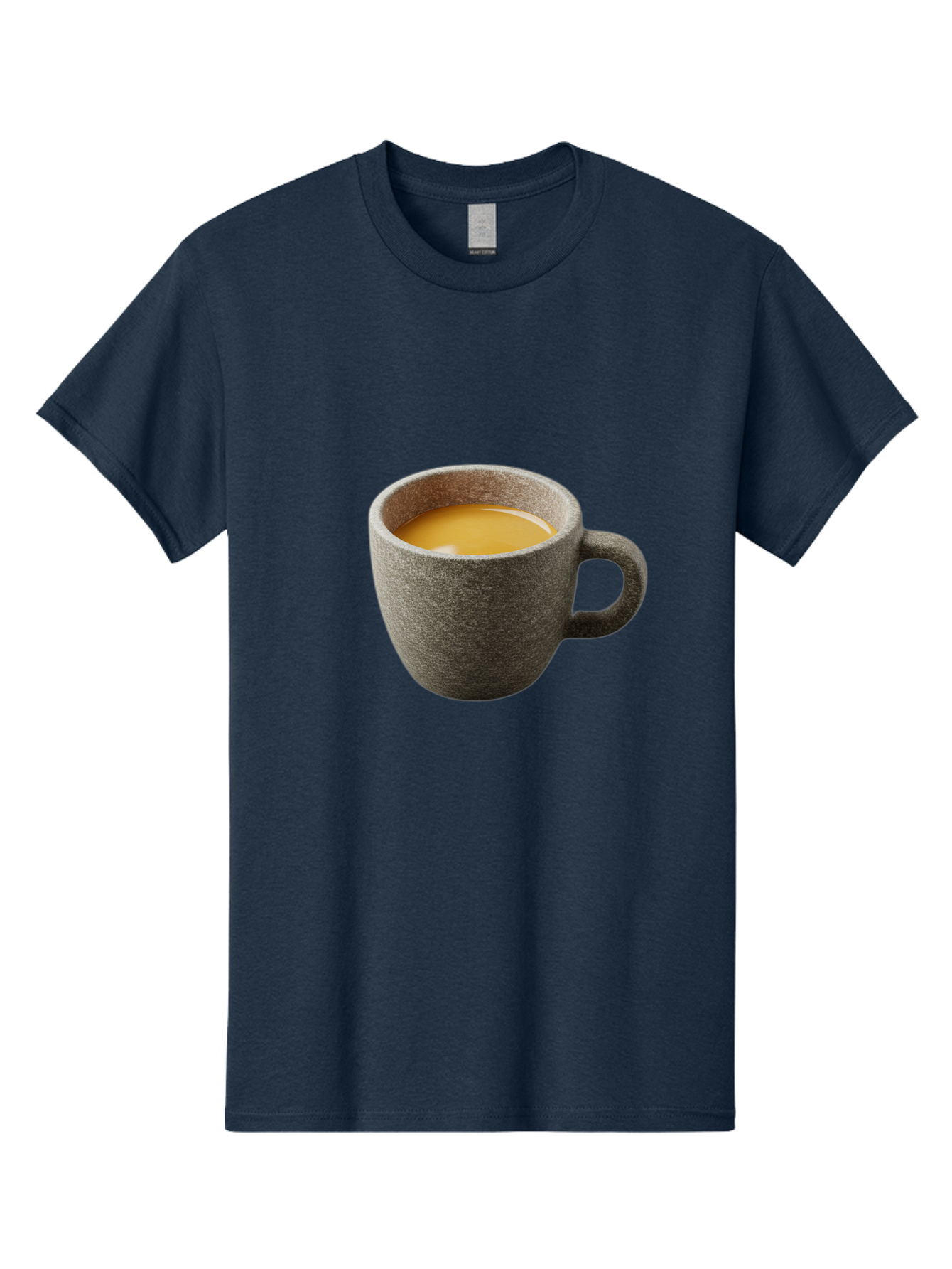 Grey-Coffee-Mug Men'S Graphic Tee, 100% Cotton, Comfortable Casual Summer Wear, Machine Washable, Coffee Cup, Gray Mug, Coffee Drink, Morning Coffee, Coffee Time, Beverage, Hot Drink, Cozy Moment Bac008