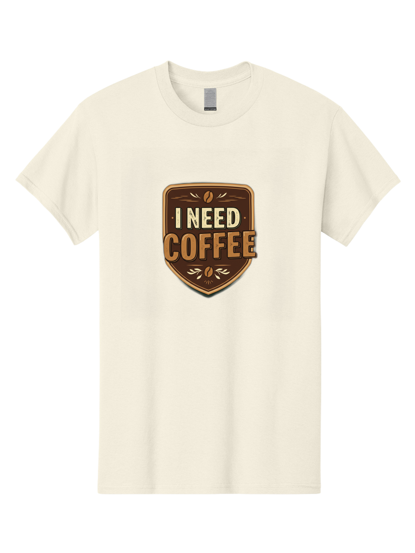 I-Need-Coffee-3 Men'S Graphic Tee, 100% Cotton, Comfortable Casual Summer Wear, Machine Washable, Coffee Lover, Coffee Break, Coffee Addiction, Coffee Quote, Caffeine Fix, Coffee Humor, Funny Coffee, Coffee Meme Bac067