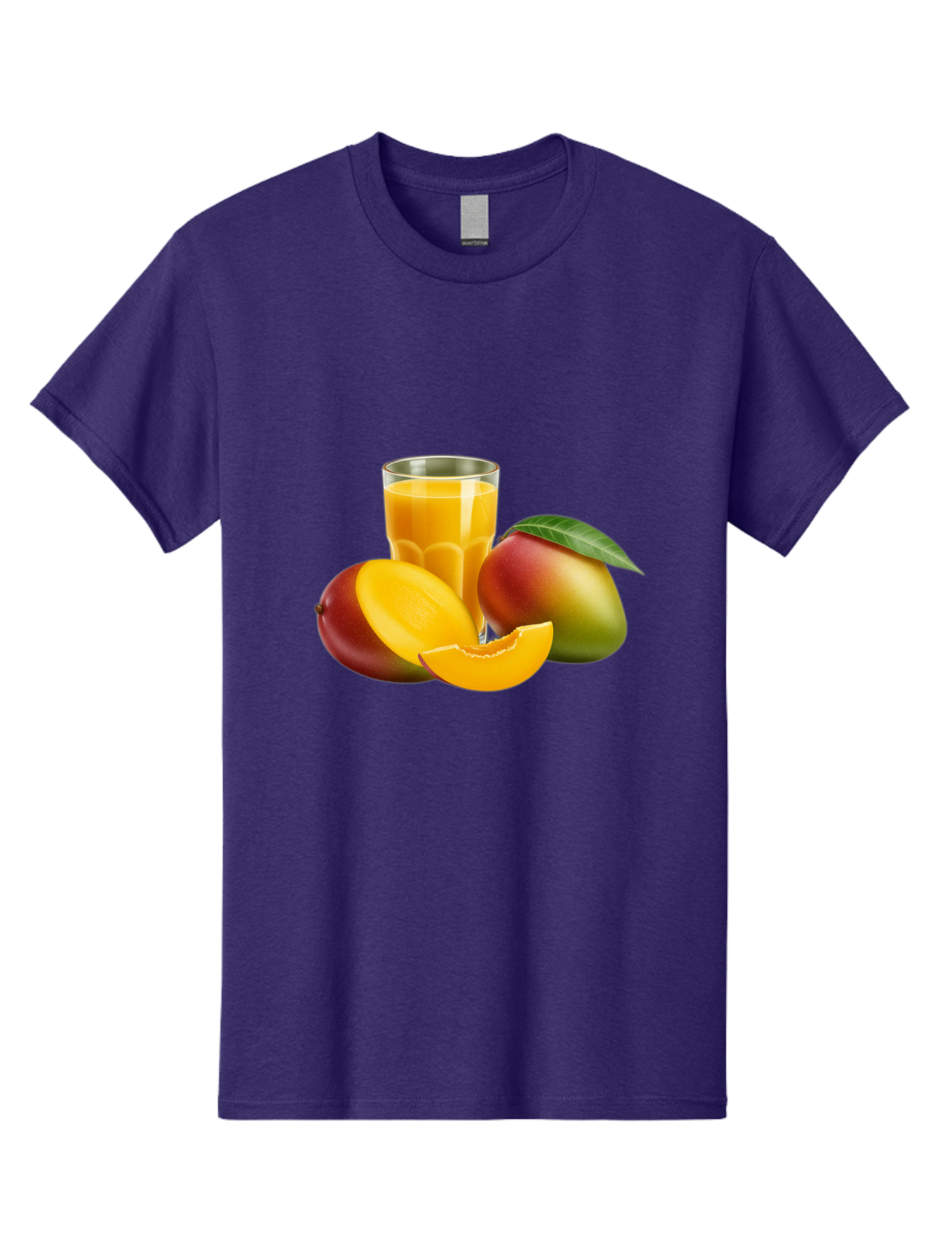 Mango-Juice-5 Men'S Graphic Tee, 100% Cotton, Comfortable Casual Summer Wear, Machine Washable, Fresh Mango, Mango Juice, Tropical Flavors, Refreshing Drink, Healthy Beverage, Sliced Mango, Whole Mango, Fruit Juice, Natural Ingredients, Bac149