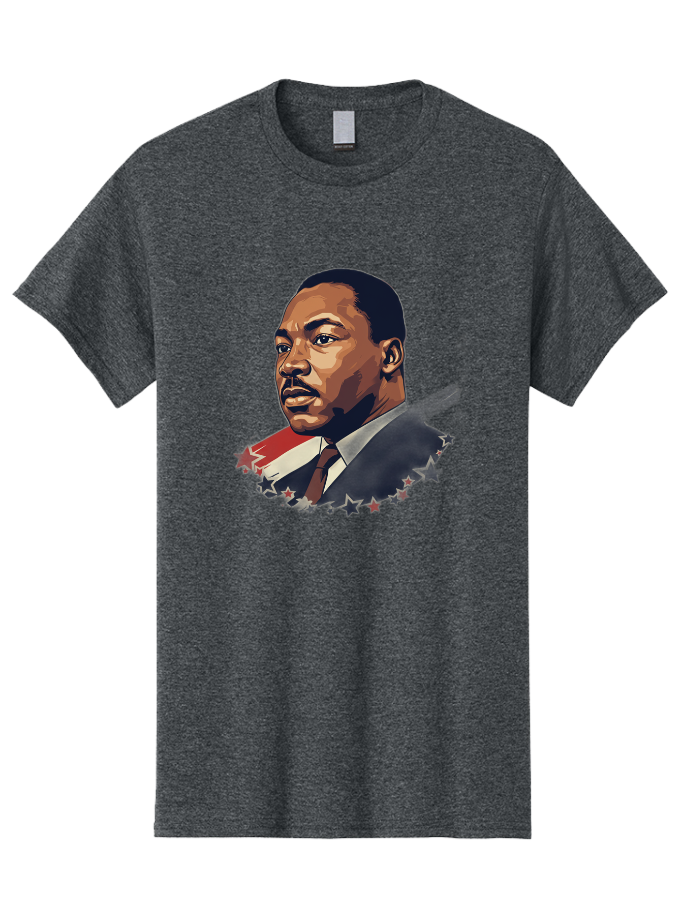 Martin-Luther-King-Jr-2 Men'S Graphic Tee, 100% Cotton, Comfortable Casual Summer Wear, Machine Washable, Martin Luther King Jr Portrait, Civil Rights Leader, Equality And Justice, Freedom Fighter, Peaceful Protest, Inspirational Figure, Bac176