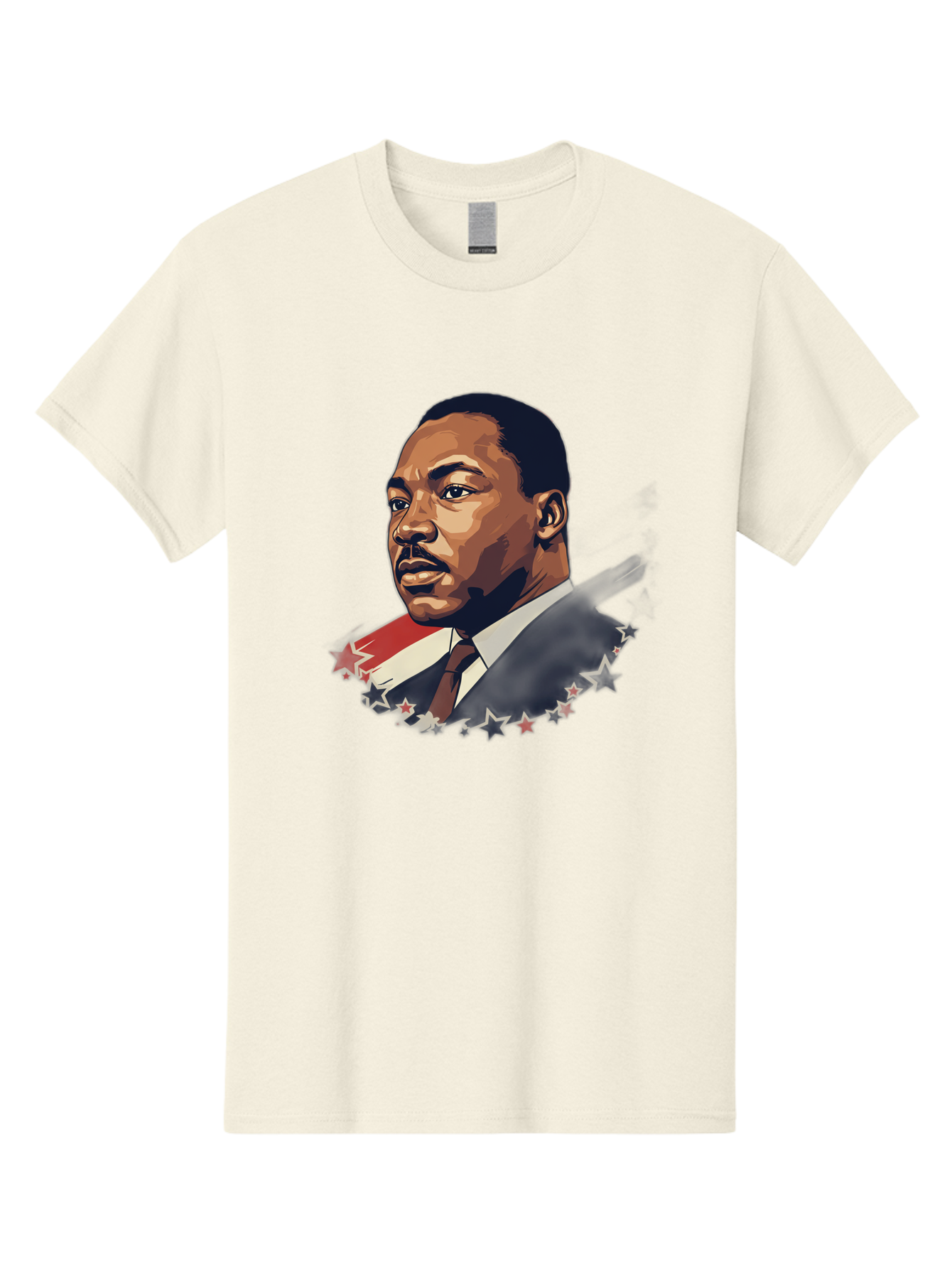 Martin-Luther-King-Jr-2 Men'S Graphic Tee, 100% Cotton, Comfortable Casual Summer Wear, Machine Washable, Martin Luther King Jr Portrait, Civil Rights Leader, Equality And Justice, Freedom Fighter, Peaceful Protest, Inspirational Figure, Bac176