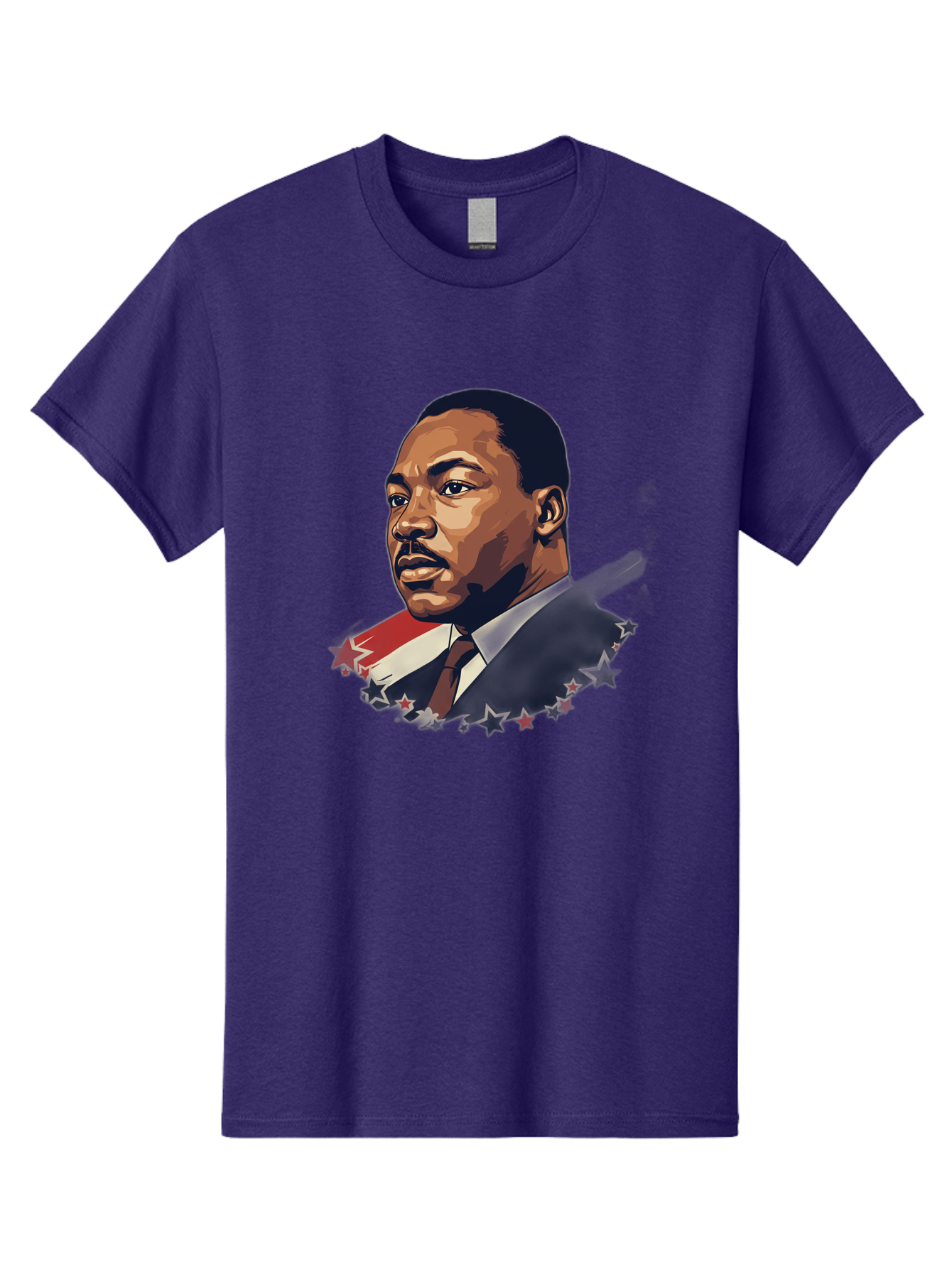 Martin-Luther-King-Jr-2 Men'S Graphic Tee, 100% Cotton, Comfortable Casual Summer Wear, Machine Washable, Martin Luther King Jr Portrait, Civil Rights Leader, Equality And Justice, Freedom Fighter, Peaceful Protest, Inspirational Figure, Bac176