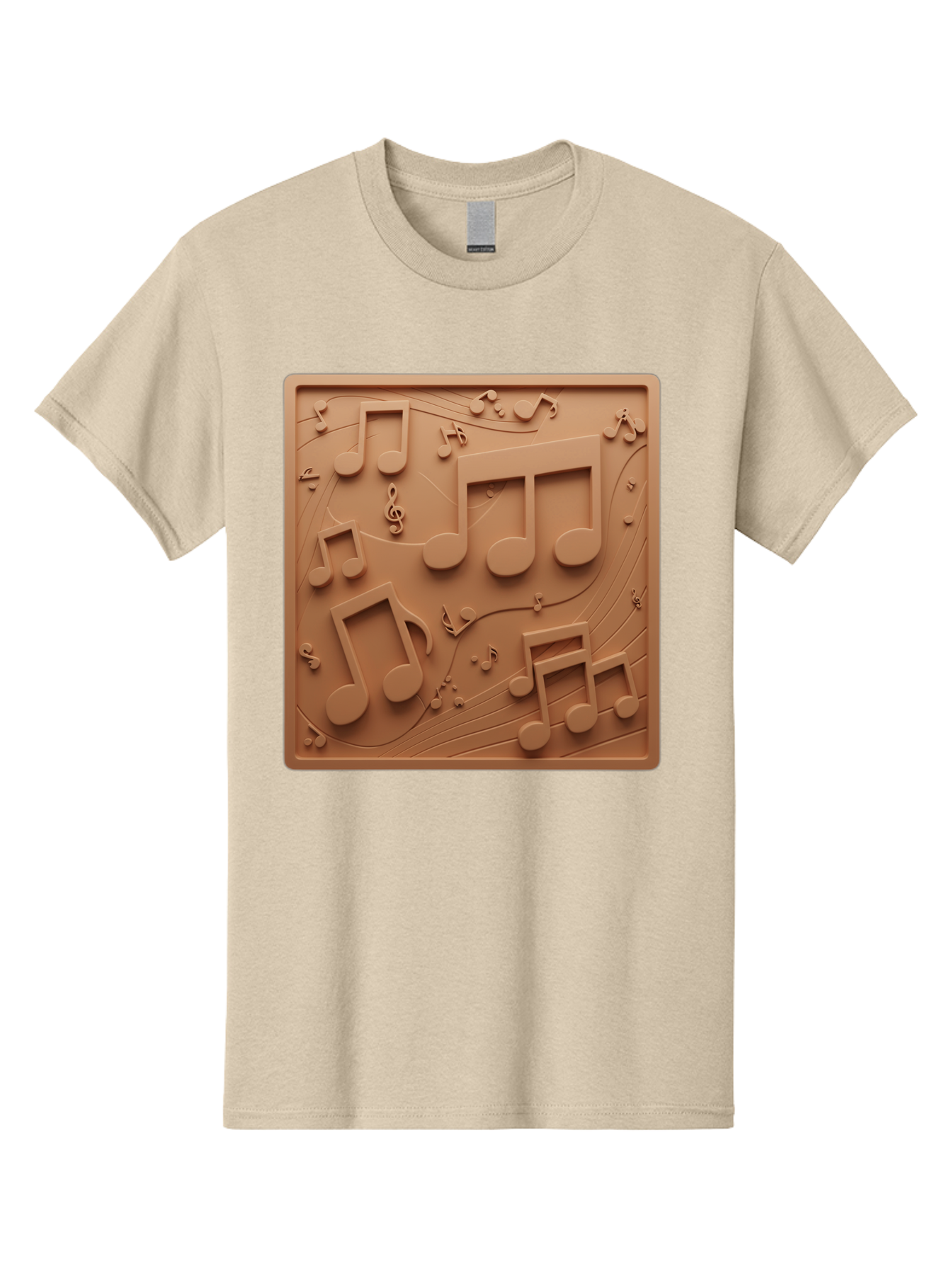 Music-Notes Men'S Graphic Tee, 100% Cotton, Comfortable Casual Summer Wear, Machine Washable, Musical Notes, Treble Clef, 3D Design, Creative Artwork, Music Theme, Melodic Elements, Artistic Expression, Harmony And Rhythm Bac191