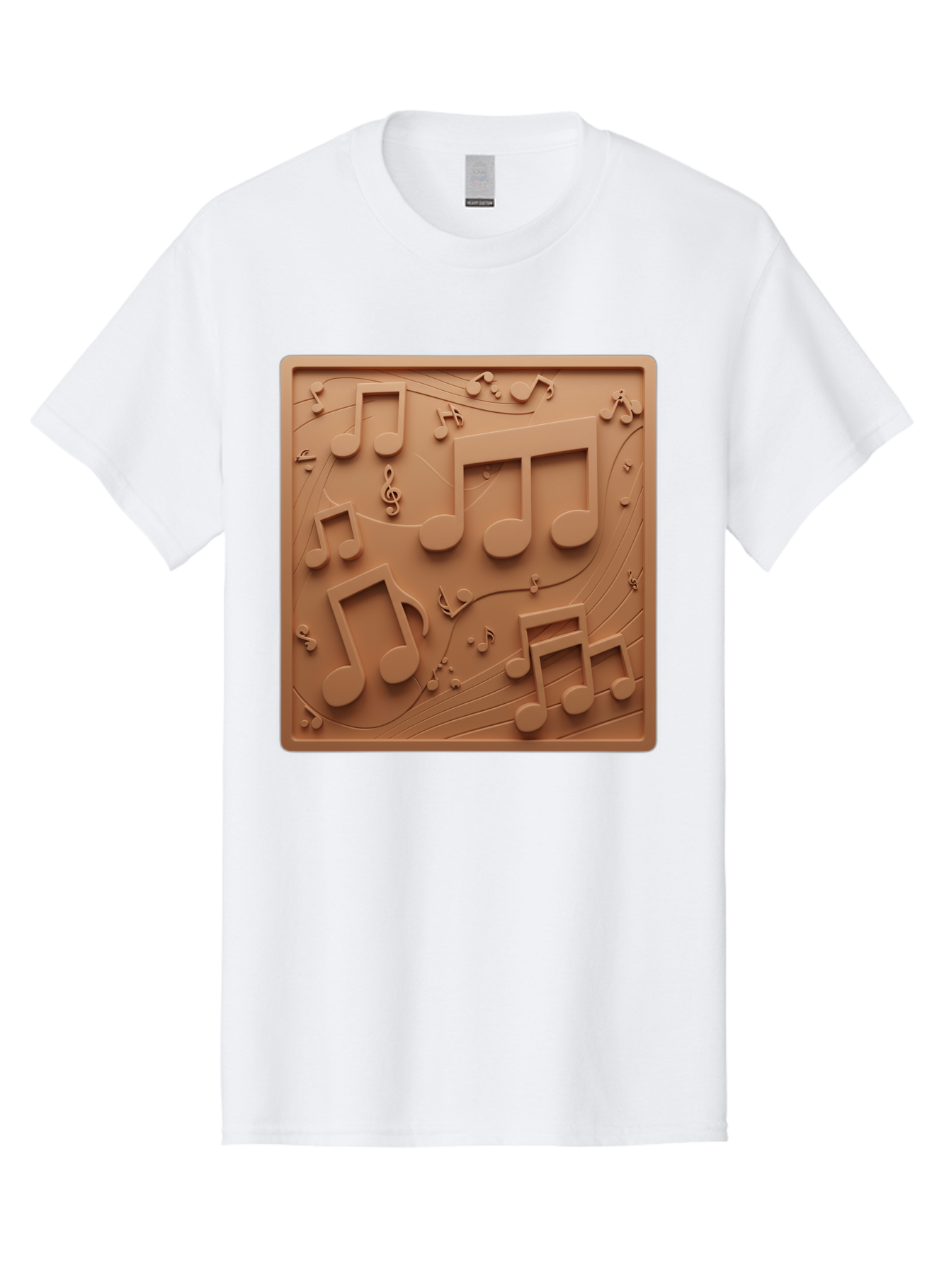 Music-Notes Men'S Graphic Tee, 100% Cotton, Comfortable Casual Summer Wear, Machine Washable, Musical Notes, Treble Clef, 3D Design, Creative Artwork, Music Theme, Melodic Elements, Artistic Expression, Harmony And Rhythm Bac191