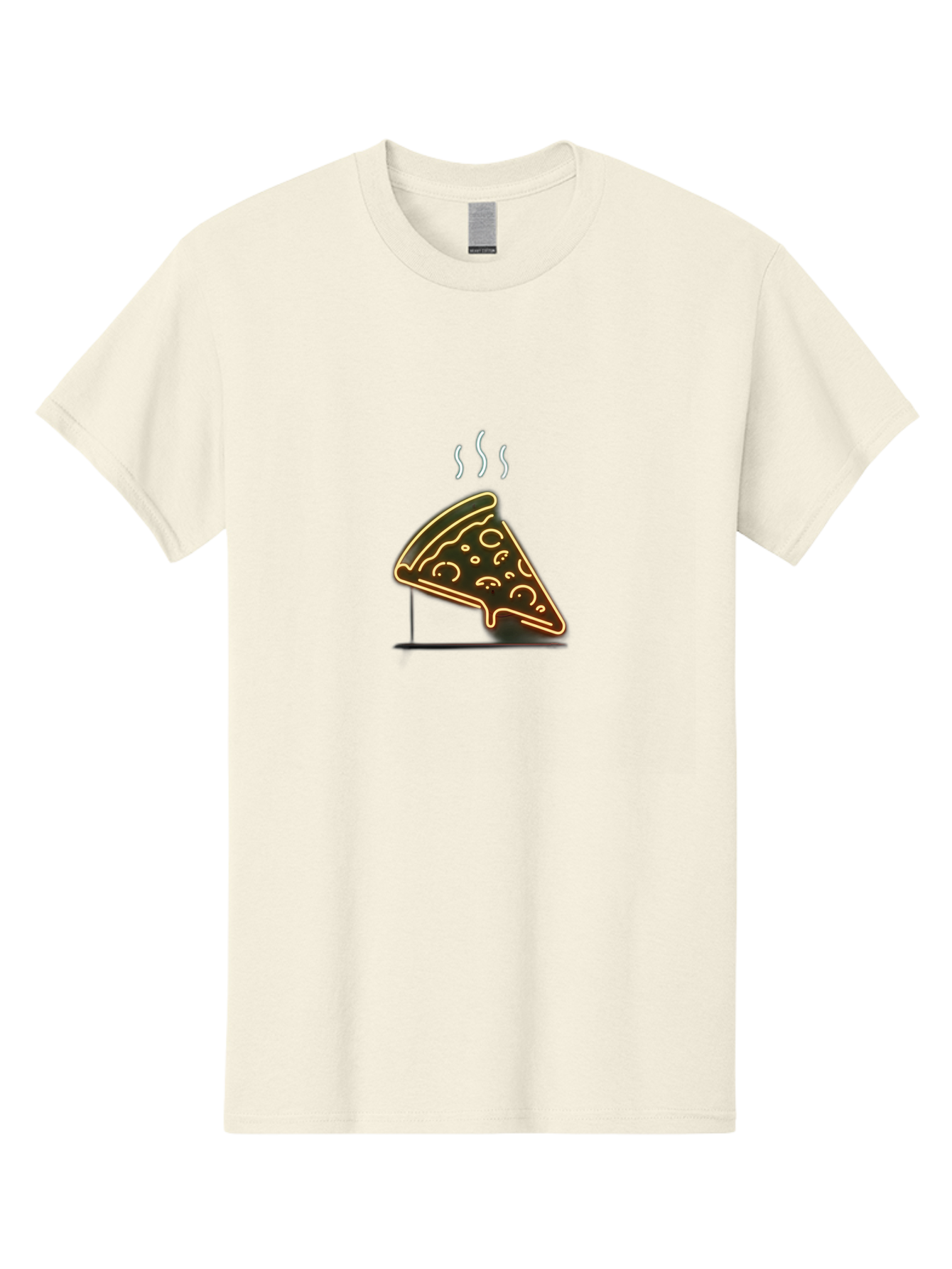 Pizza-Slice-24 Men'S Graphic Tee, 100% Cotton, Comfortable Casual Summer Wear, Machine Washable, Pizza Slice, Delicious Food, Italian Cuisine, Hot Meal, Melted Cheese, Savory Toppings, Crispy Crust, Appetizing, Hungry, Foodie Bac285