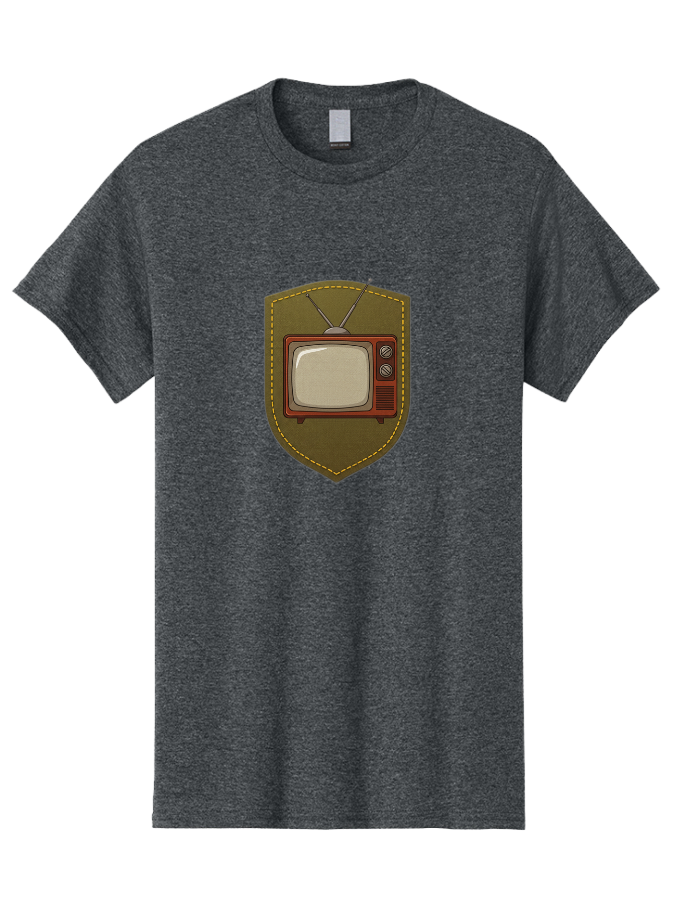 Vintage-Tv-1 Men'S Graphic Tee, 100% Cotton, Comfortable Casual Summer Wear, Machine Washable, Vintage Television, Retro Tv, Classic Screen, Old-School Technology, Nostalgic Entertainment, Retro Electronics, Vintage Gadget, Old Tv Set, Bac549