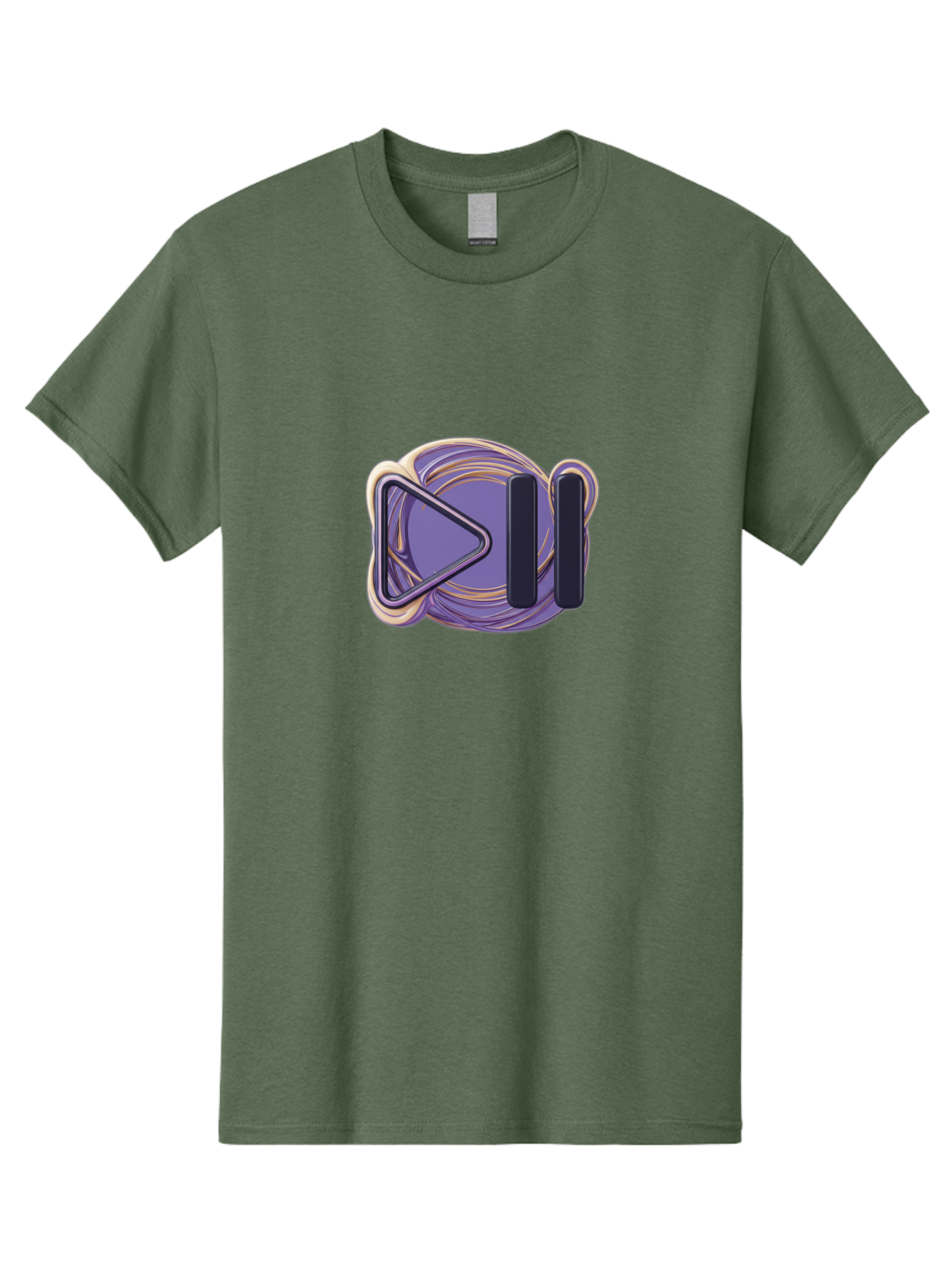 Virtual-Reality-Headset Men'S Graphic Tee, 100% Cotton, Comfortable Casual Summer Wear, Machine Washable, Virtual Reality Headset, Vr Technology, Purple Design, Metallic Accents, Futuristic Style, Gaming Accessory, Immersive Experience, Bac552