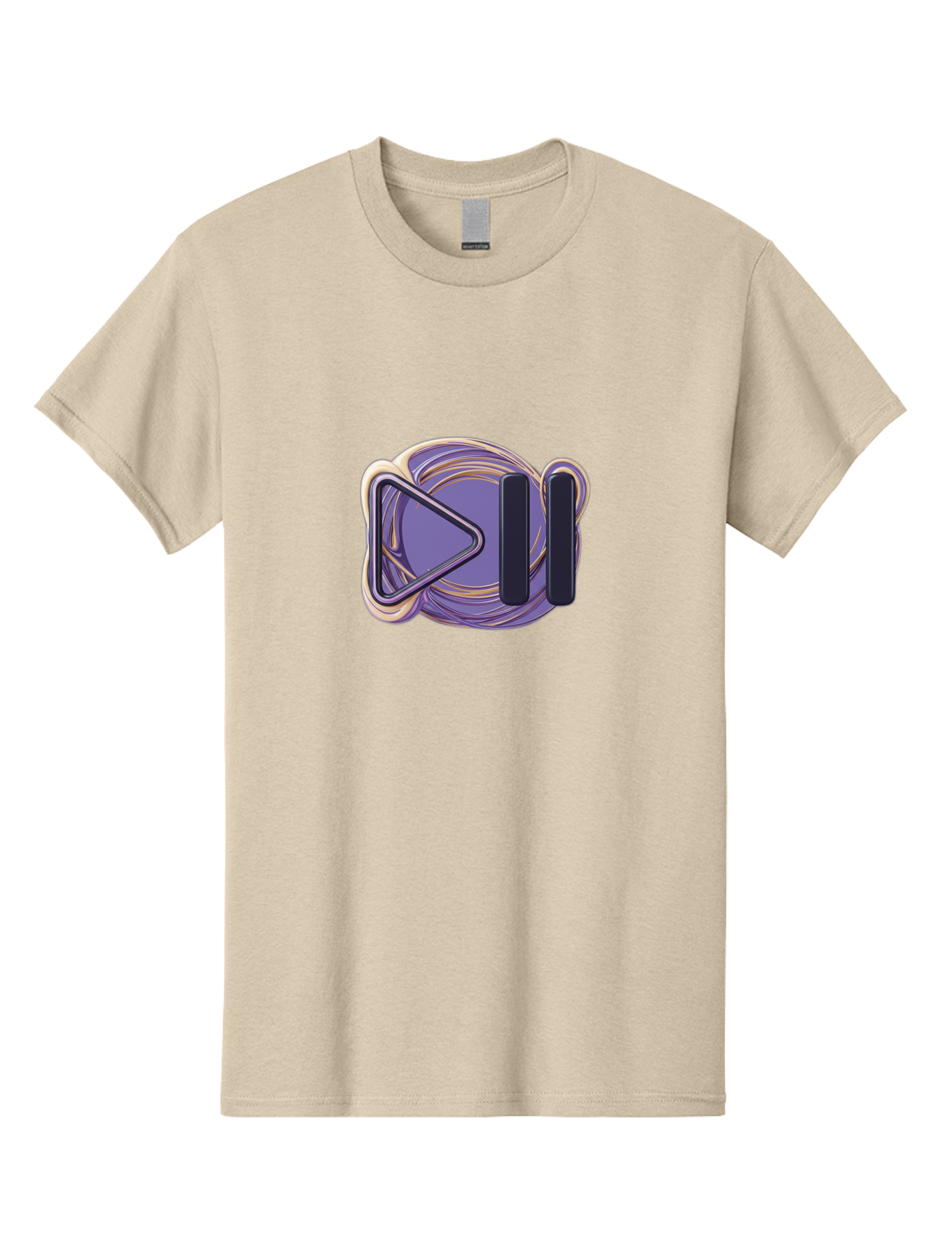 Virtual-Reality-Headset Men'S Graphic Tee, 100% Cotton, Comfortable Casual Summer Wear, Machine Washable, Virtual Reality Headset, Vr Technology, Purple Design, Metallic Accents, Futuristic Style, Gaming Accessory, Immersive Experience, Bac552