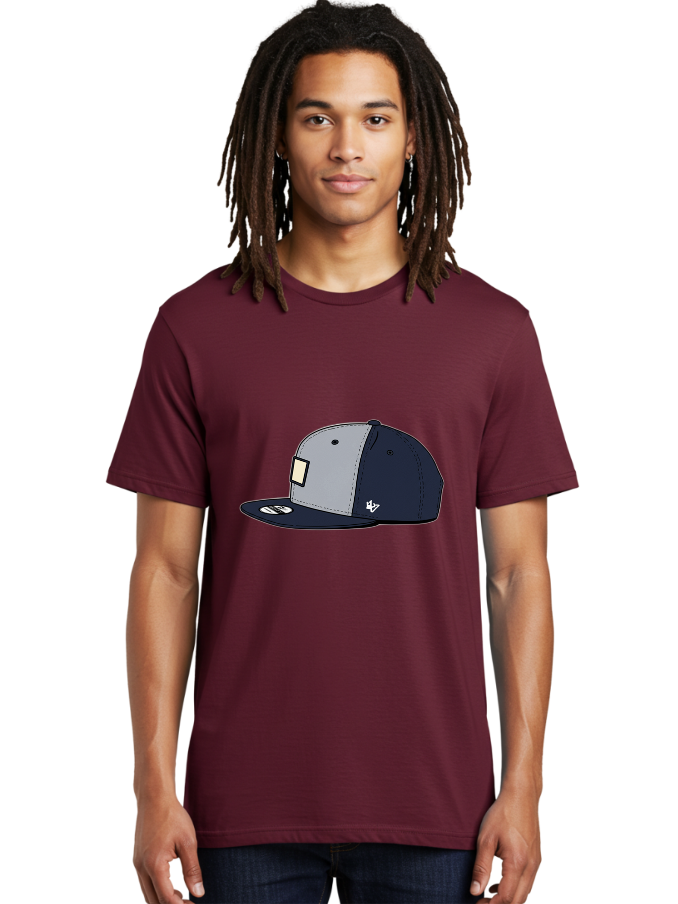 47-Snapback-Hat Men'S Graphic Tee, 100% Cotton, Comfortable Casual Summer Wear, Machine Washable, Baseball Cap, Snapback Hat, 47 Brand Clothing, Streetwear Fashion, Casual Style, Navy Blue Cap, Grey And Navy Color Combination, White Logo, Bac577