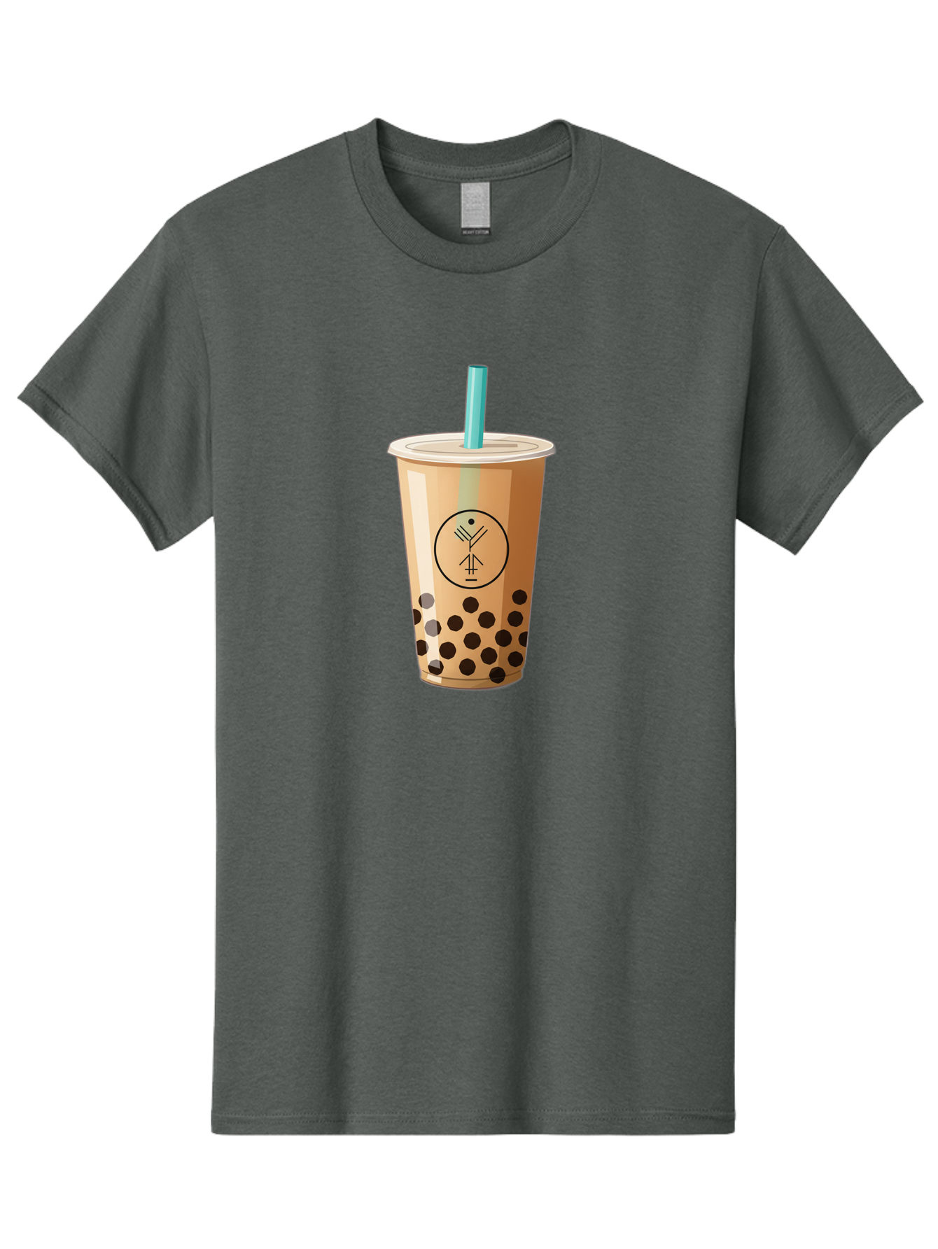 Boba-Tea-5 Men'S Graphic Tee, 100% Cotton, Comfortable Casual Summer Wear, Machine Washable, Milk Tea, Boba Drink, Bubble Tea, Tea With Tapioca Pearls, Cold Beverage, Refreshing Drink, Asian-Inspired, Trendy Drink, Iced Tea, Creamy Texture, Bac663