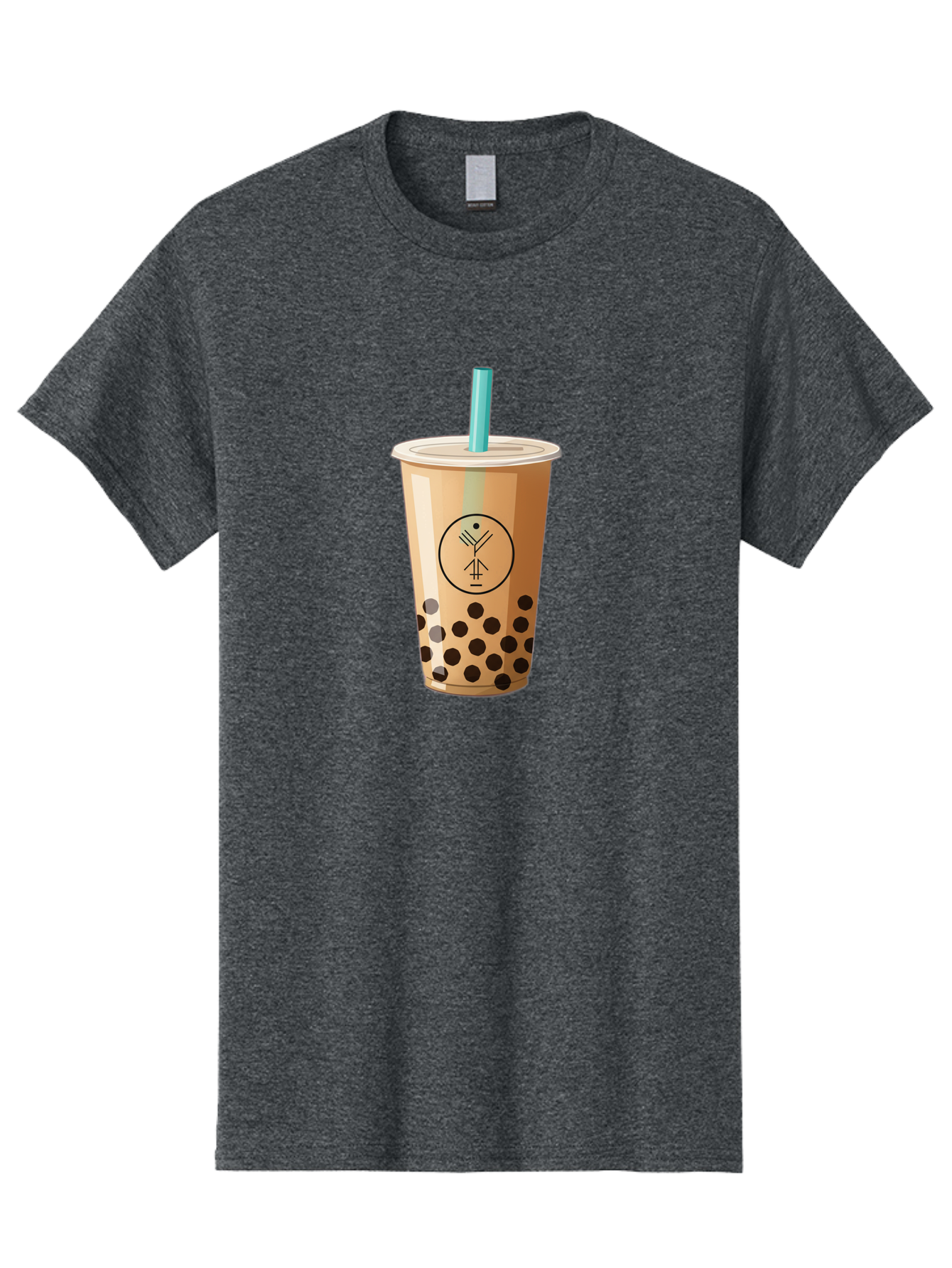 Boba-Tea-5 Men'S Graphic Tee, 100% Cotton, Comfortable Casual Summer Wear, Machine Washable, Milk Tea, Boba Drink, Bubble Tea, Tea With Tapioca Pearls, Cold Beverage, Refreshing Drink, Asian-Inspired, Trendy Drink, Iced Tea, Creamy Texture, Bac663