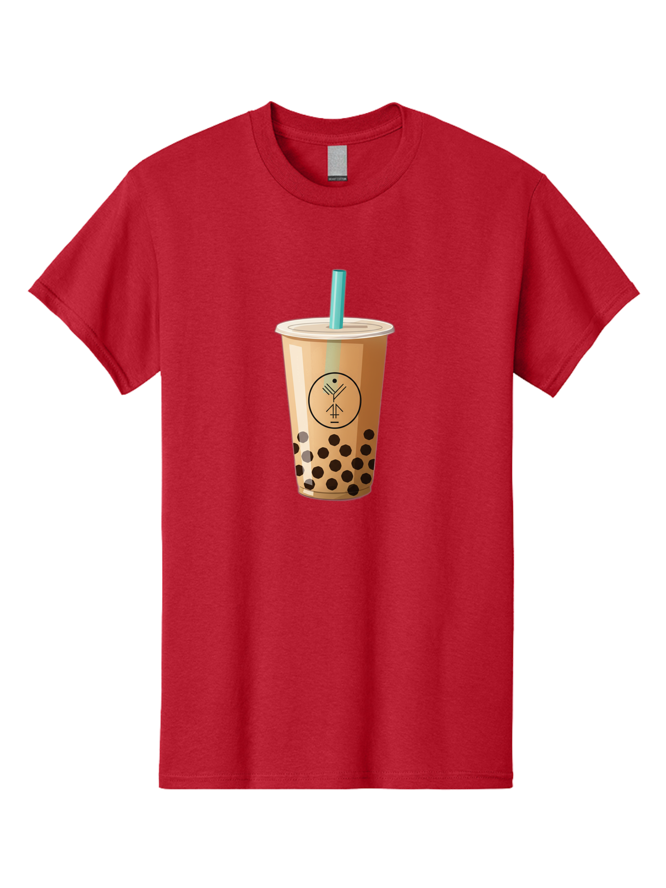 Boba-Tea-5 Men'S Graphic Tee, 100% Cotton, Comfortable Casual Summer Wear, Machine Washable, Milk Tea, Boba Drink, Bubble Tea, Tea With Tapioca Pearls, Cold Beverage, Refreshing Drink, Asian-Inspired, Trendy Drink, Iced Tea, Creamy Texture, Bac663