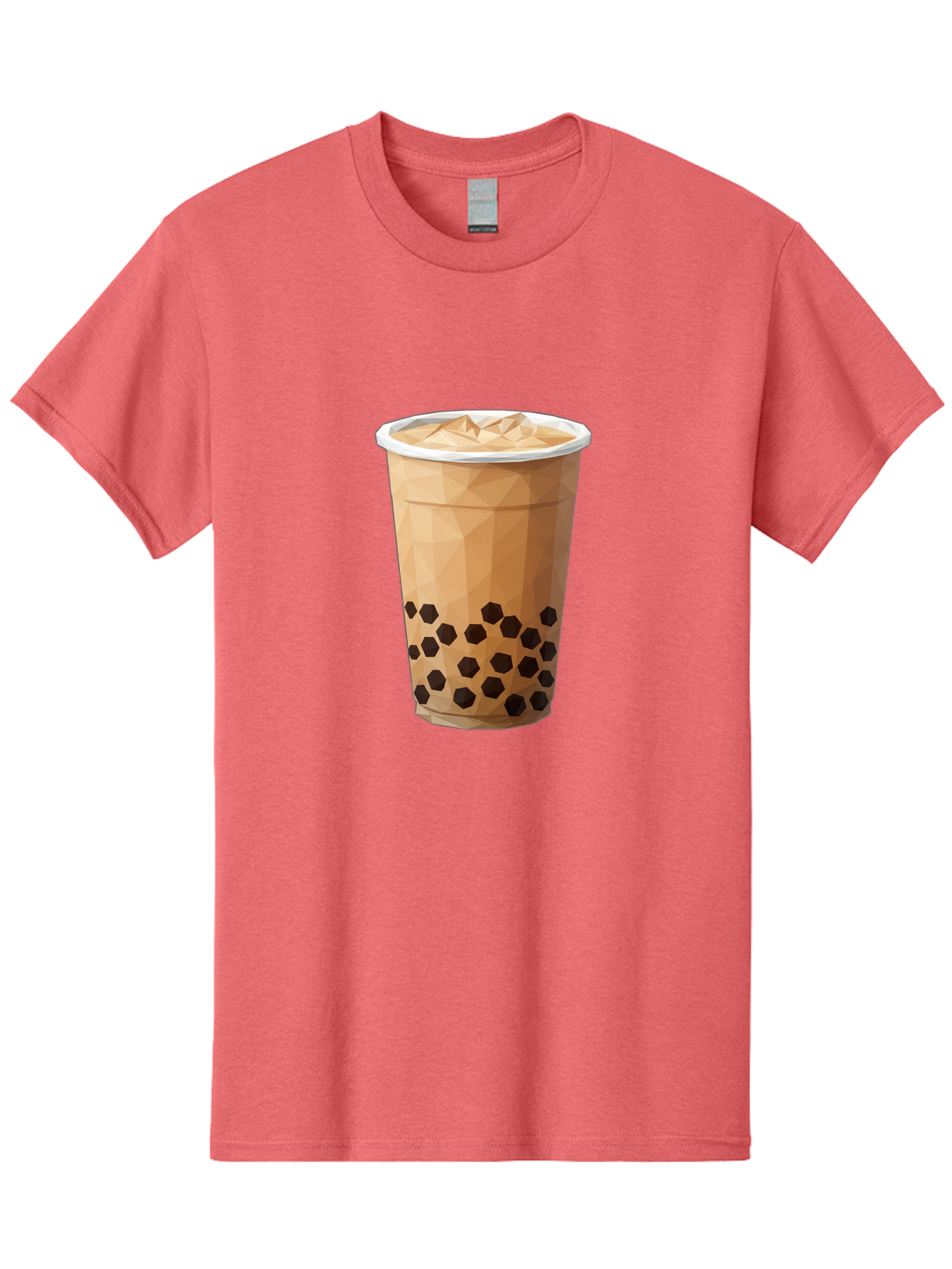 Bubble-Milk-Tea-1 Men'S Graphic Tee, 100% Cotton, Comfortable Casual Summer Wear, Machine Washable, Boba Tea, Milk Tea, Bubble Tea, Drink, Beverage, Iced Tea, Tapioca Pearls, Brown Sugar, Coffee Shop, Cafe Culture, Refreshing Drink, Cold Brew Bac683