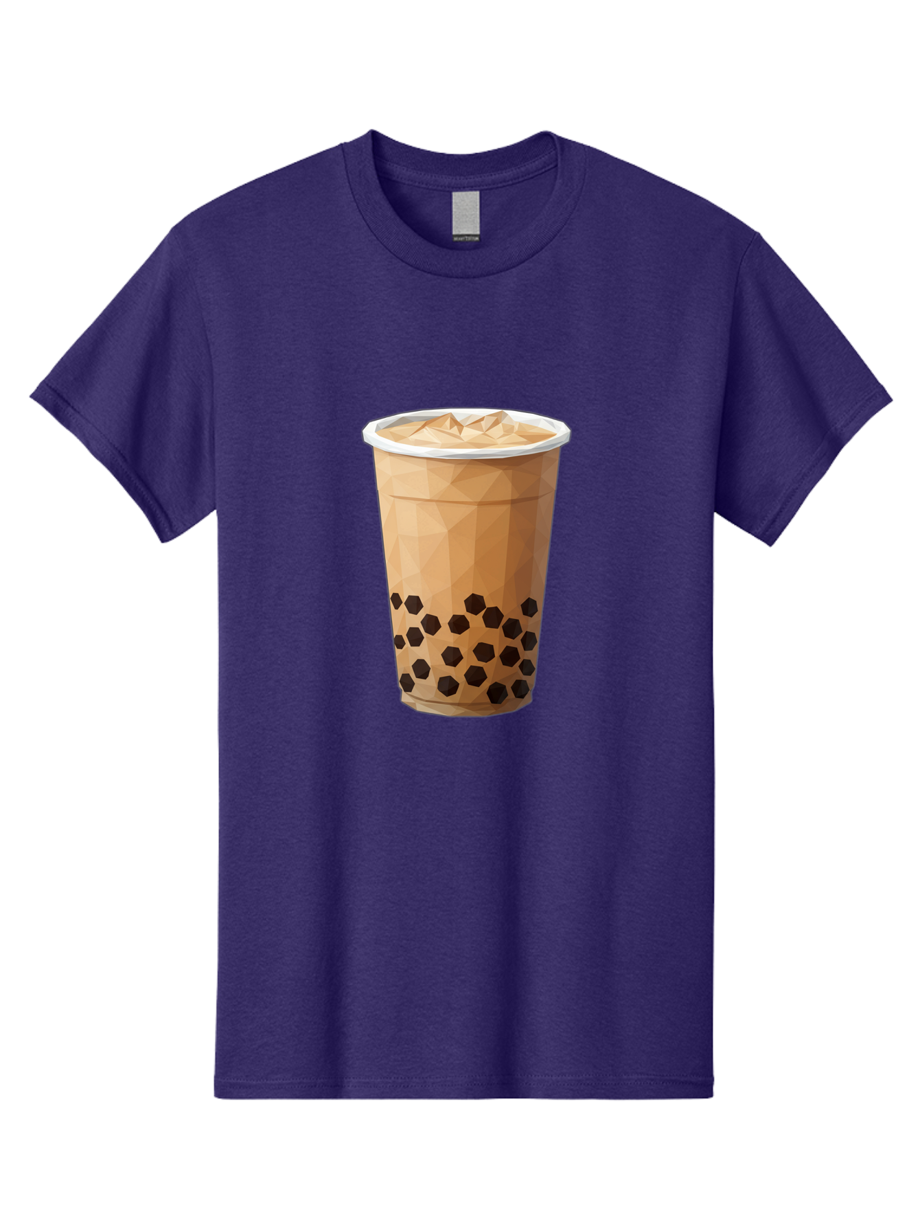 Bubble-Milk-Tea-1 Men'S Graphic Tee, 100% Cotton, Comfortable Casual Summer Wear, Machine Washable, Boba Tea, Milk Tea, Bubble Tea, Drink, Beverage, Iced Tea, Tapioca Pearls, Brown Sugar, Coffee Shop, Cafe Culture, Refreshing Drink, Cold Brew Bac683
