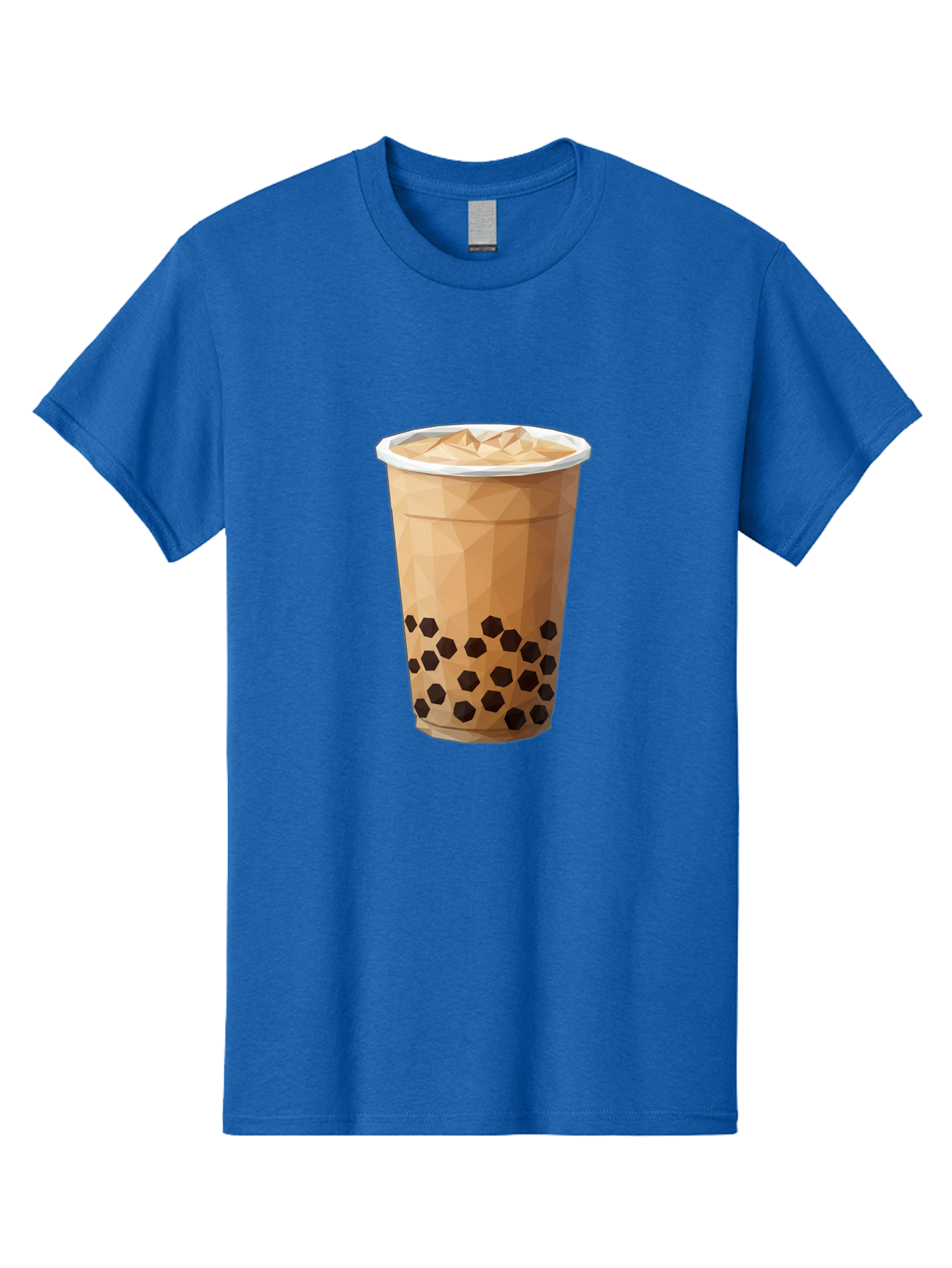 Bubble-Milk-Tea-1 Men'S Graphic Tee, 100% Cotton, Comfortable Casual Summer Wear, Machine Washable, Boba Tea, Milk Tea, Bubble Tea, Drink, Beverage, Iced Tea, Tapioca Pearls, Brown Sugar, Coffee Shop, Cafe Culture, Refreshing Drink, Cold Brew Bac683