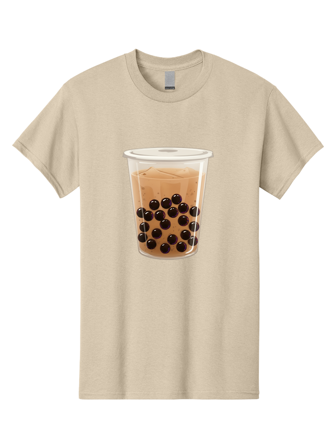 Bubble-Milk-Tea-3 Men'S Graphic Tee, 100% Cotton, Comfortable Casual Summer Wear, Machine Washable, Boba Tea, Bubble Tea, Milk Tea, Tapioca Pearls, Iced Tea, Refreshing Drink, Cold Beverage, Popular Drink, Trendy Beverage, Boba Bac685