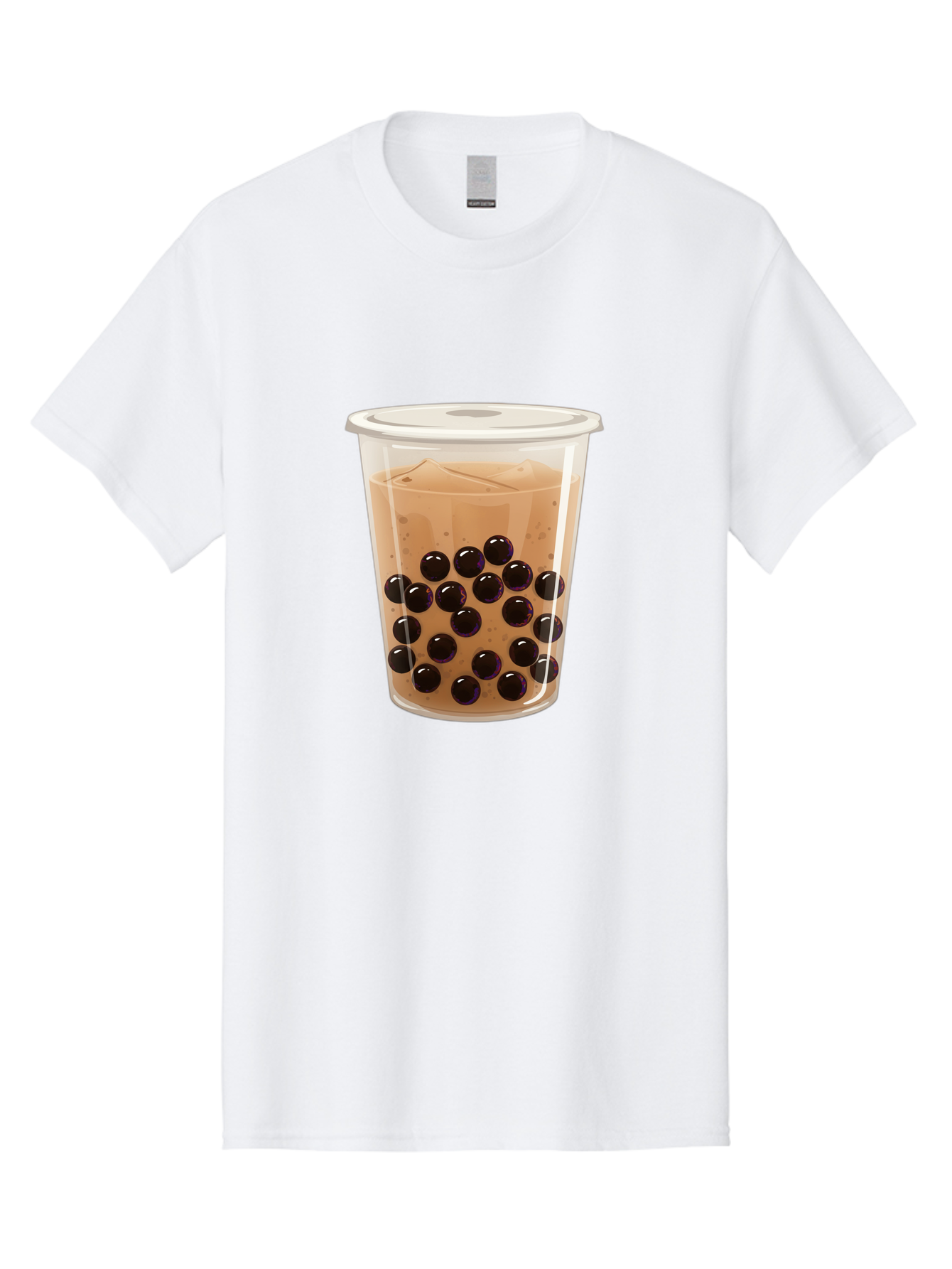 Bubble-Milk-Tea-3 Men'S Graphic Tee, 100% Cotton, Comfortable Casual Summer Wear, Machine Washable, Boba Tea, Bubble Tea, Milk Tea, Tapioca Pearls, Iced Tea, Refreshing Drink, Cold Beverage, Popular Drink, Trendy Beverage, Boba Bac685