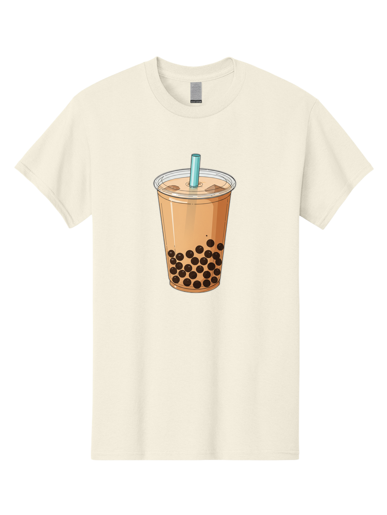 Bubble-Tea-9 Men'S Graphic Tee, 100% Cotton, Comfortable Casual Summer Wear, Machine Washable, Bubble Tea, Milk Tea, Boba, Tapioca Pearls, Takeout Cup, Plastic Straw, Refreshing Drink, Trendy Beverage, Asian-Inspired Bac711