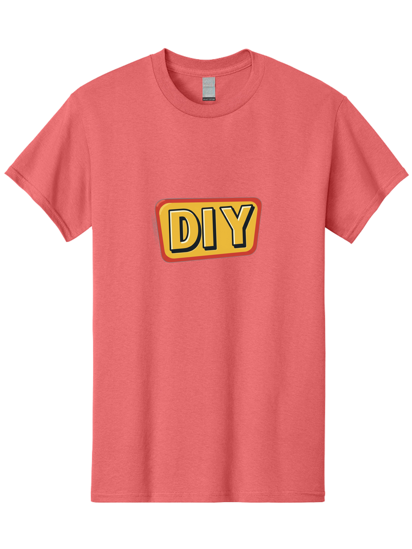 Diy-3 Men'S Graphic Tee, 100% Cotton, Comfortable Casual Summer Wear, Machine Washable, Diy Sign, Handyman Tips, Home Improvement, Crafting Ideas, Self-Sufficiency, Creativity, Customization, Tutorials, Handmade, Diy Projects Bad011