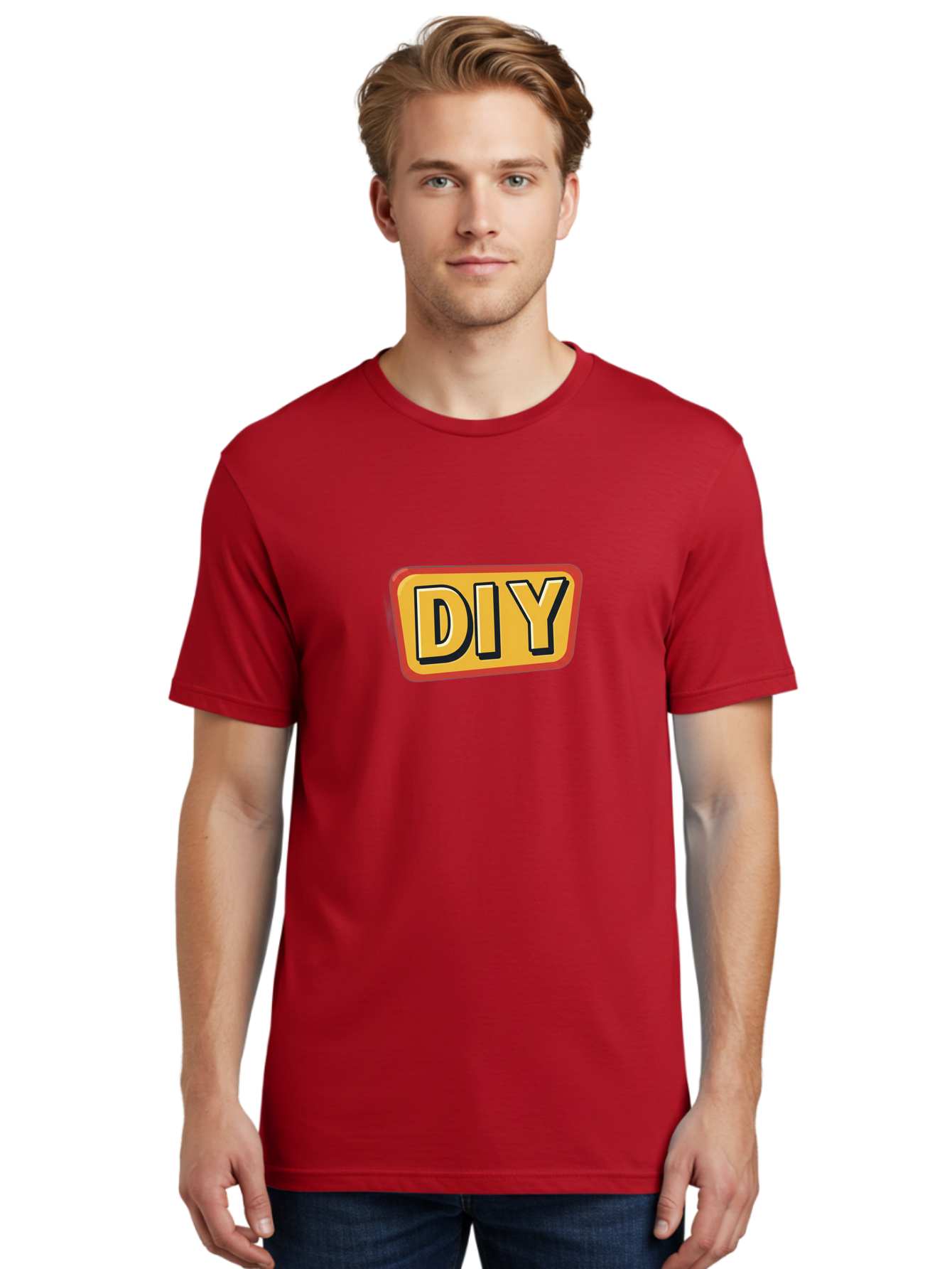 Diy-3 Men'S Graphic Tee, 100% Cotton, Comfortable Casual Summer Wear, Machine Washable, Diy Sign, Handyman Tips, Home Improvement, Crafting Ideas, Self-Sufficiency, Creativity, Customization, Tutorials, Handmade, Diy Projects Bad011